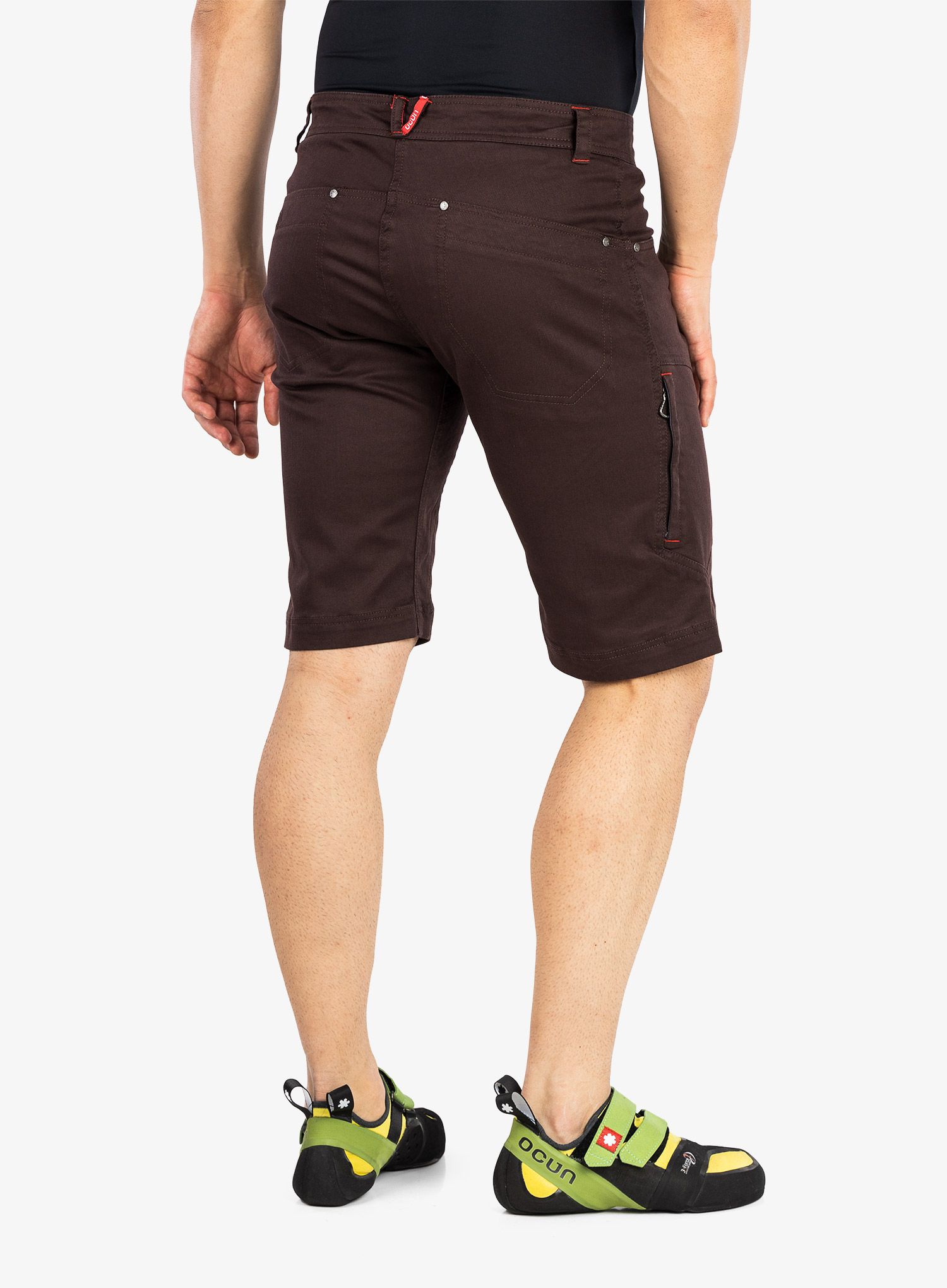 Plezalne kratke hlače Ocun Cronos Shorts - brown chocolate plum