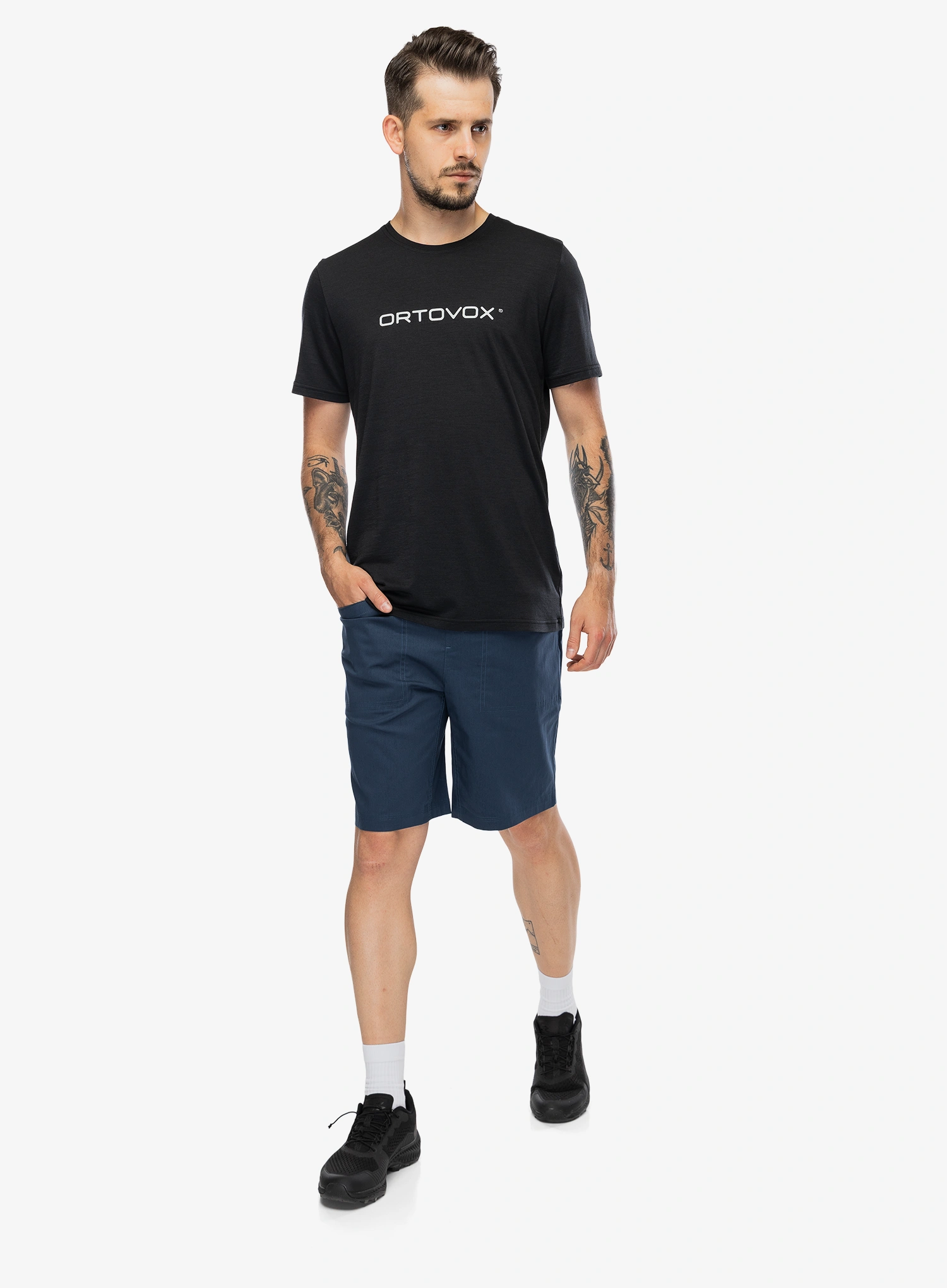 Plezalne kratke hlače Ortovox Affinity Shorts - blue nunatak