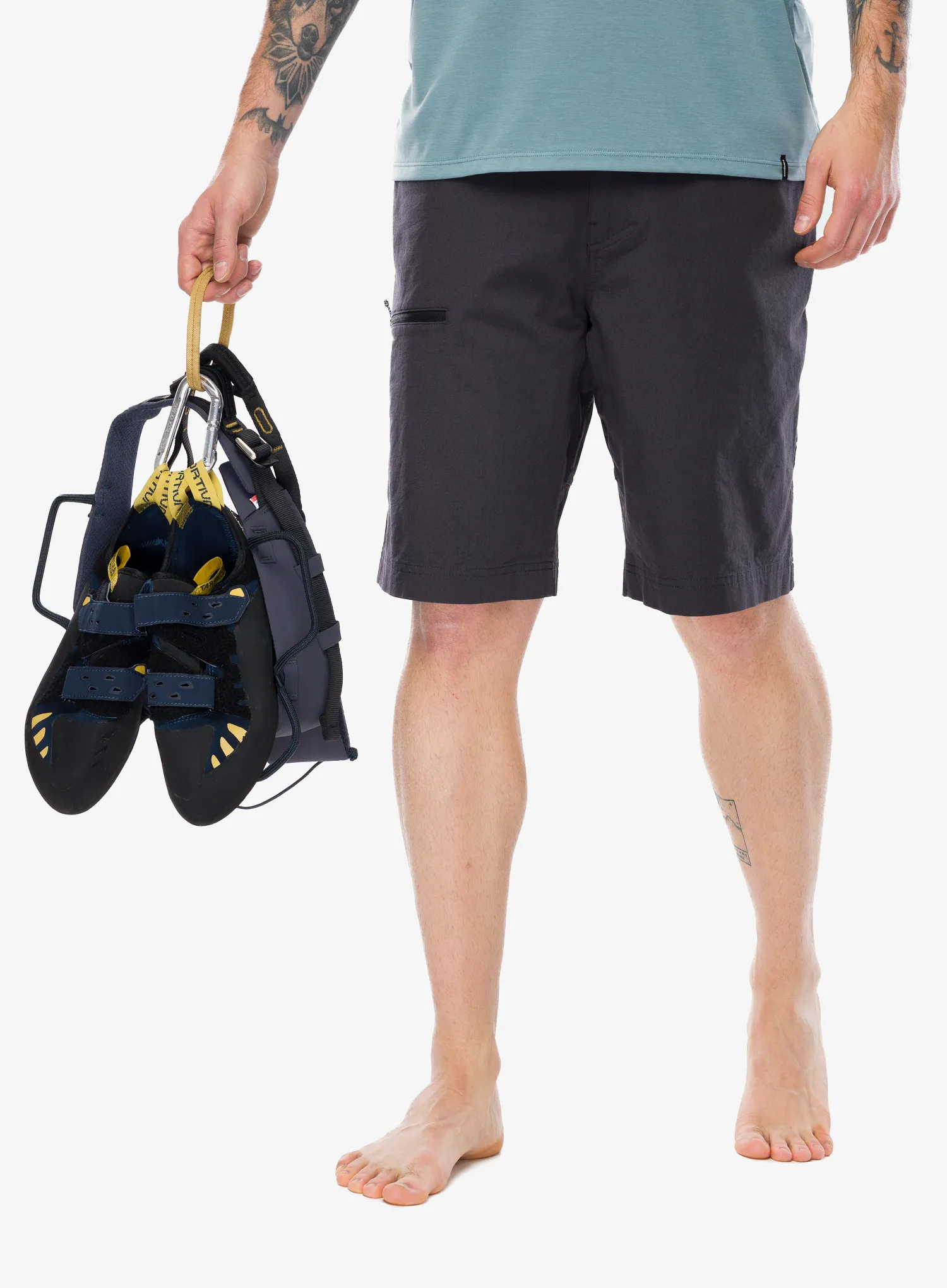 Plezalne kratke hlače Patagonia Venga Rock Shorts - ink black