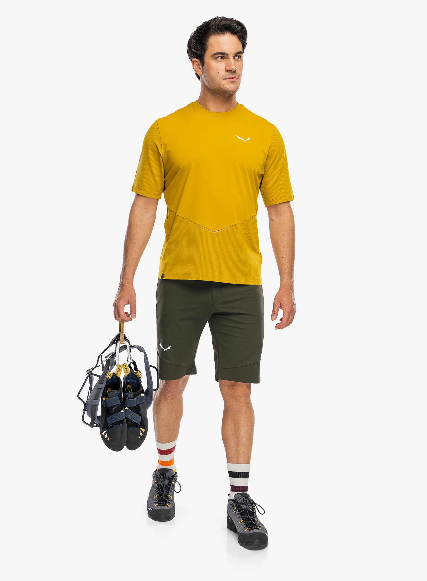 Plezalne kratke hlače Salewa Agner Dst Shorts - dark olive