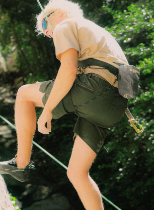 Plezalne kratke hlače Salewa Agner Hemp Ripstop Shorts - dark olive
