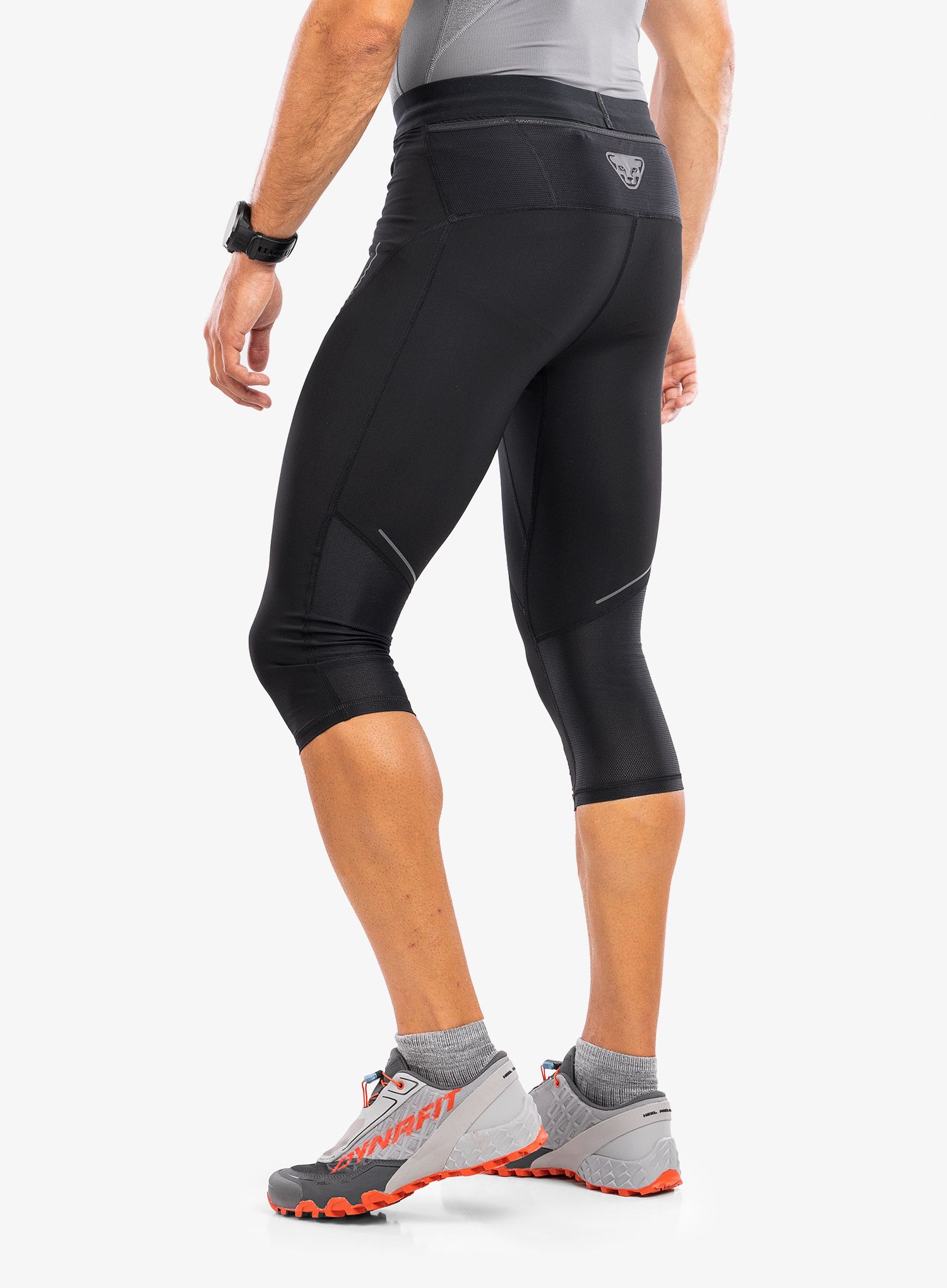 Tekaške kratke hlače Dynafit Alpine 2 3/4 Tights - black out
