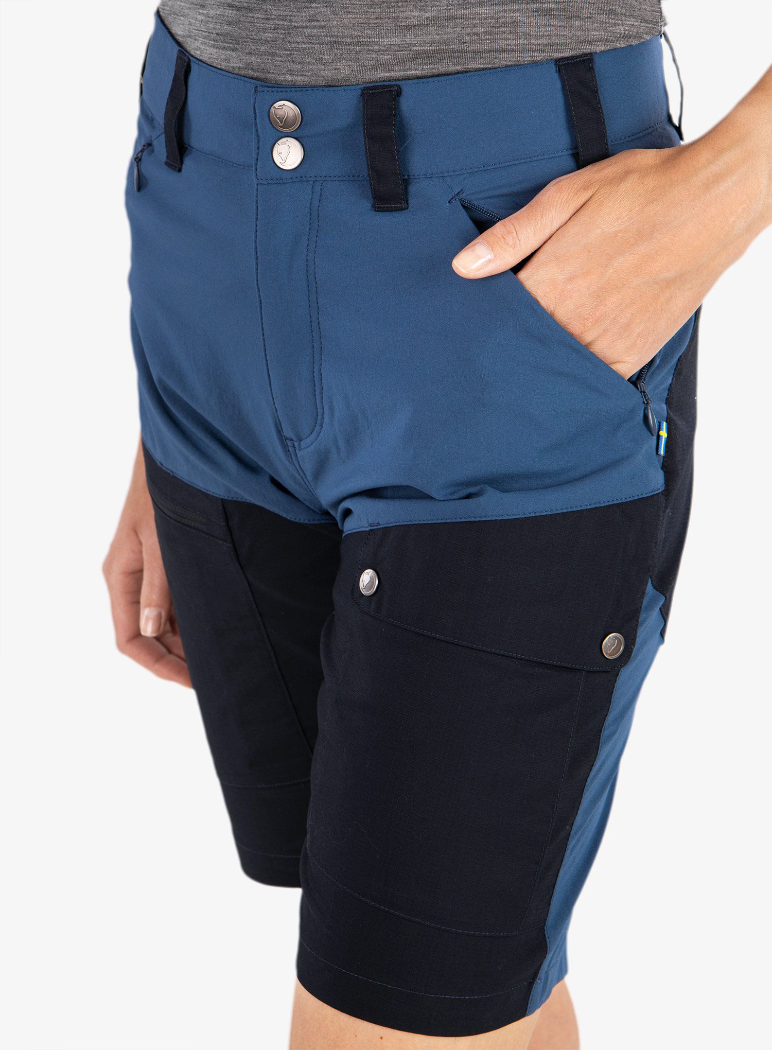 Ženske kratke hlače Fjallraven Abisko Midsummer Shorts  - indigo blue/dark navy