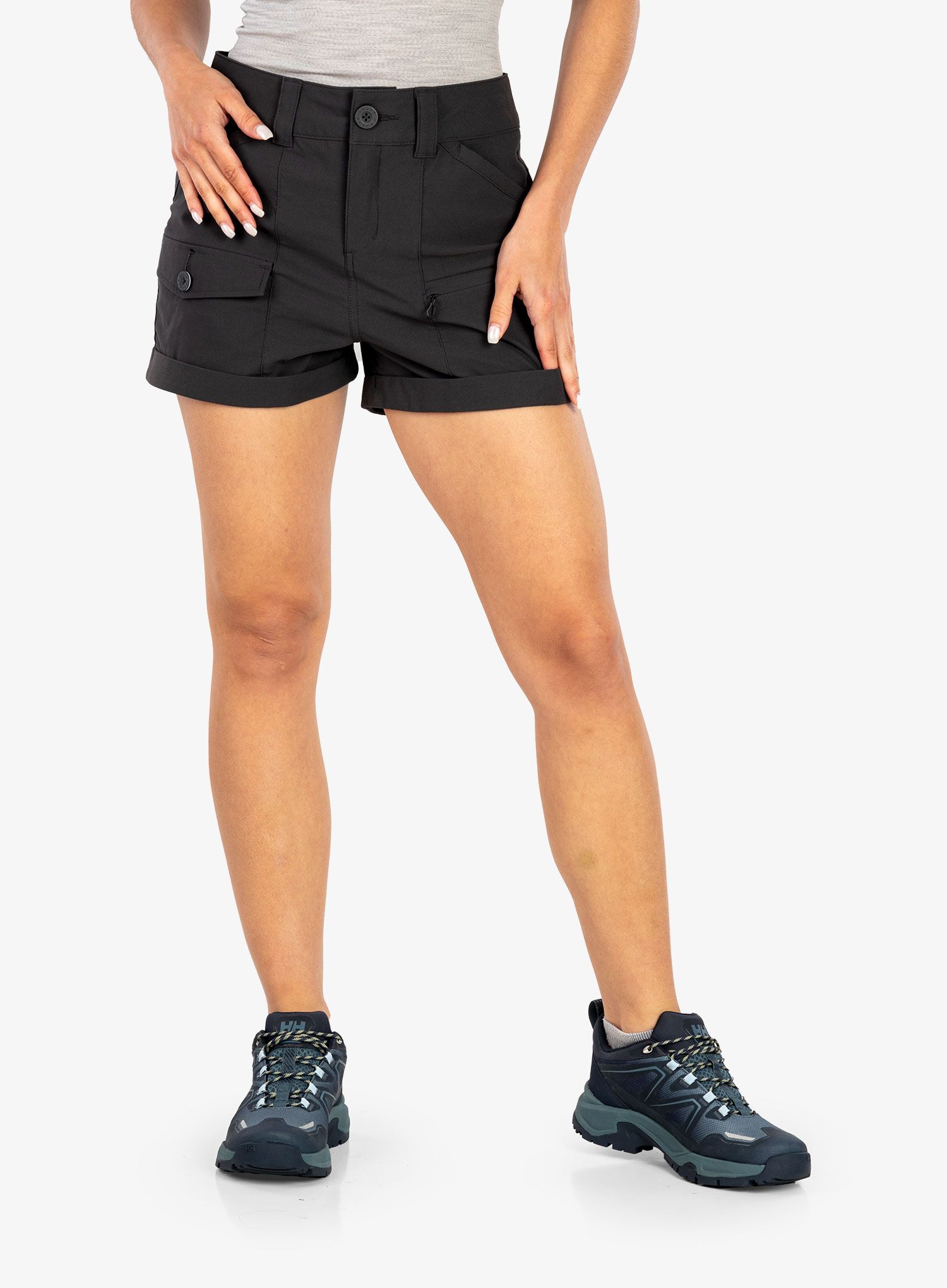 Ženske kratke hlače Helly Hansen Maridalen Shorts - ebony