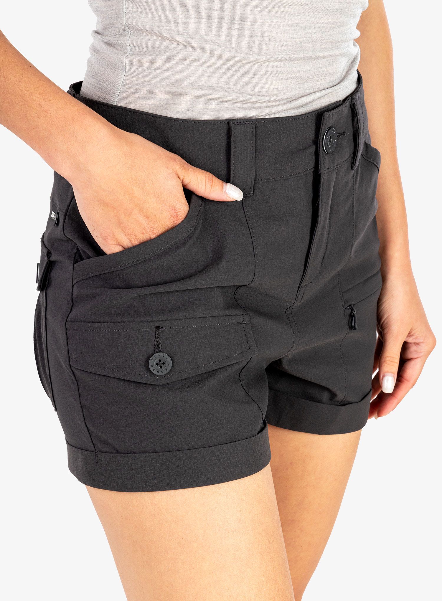 Ženske kratke hlače Helly Hansen Maridalen Shorts - ebony