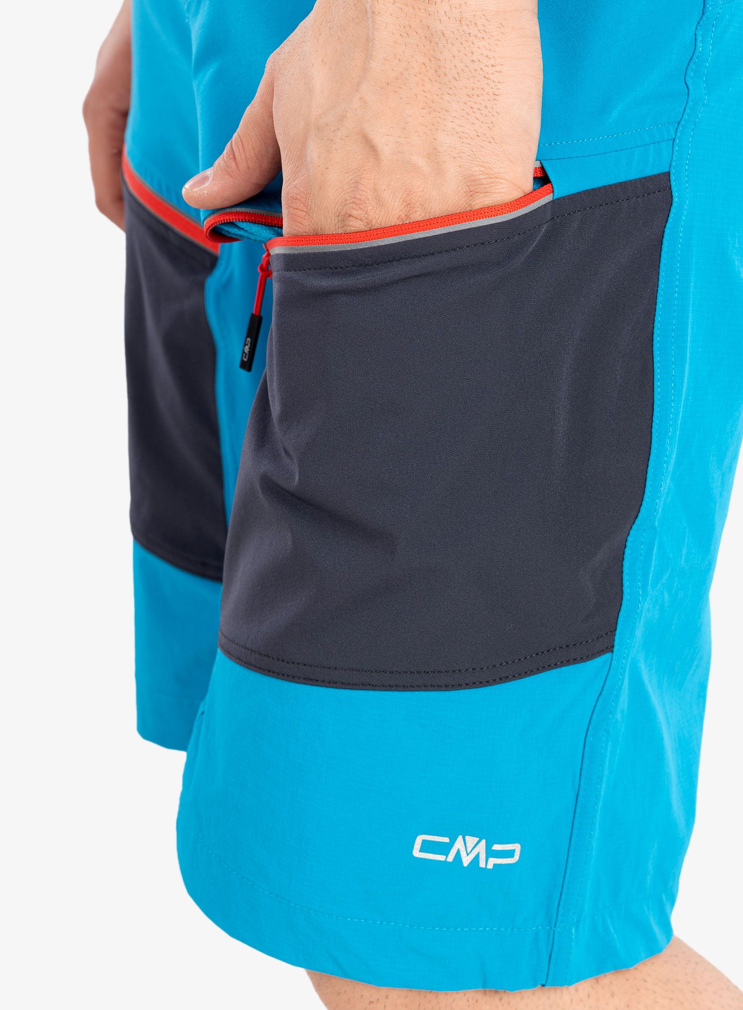 Kolesarske kratke hlače CMP Dylan Free Bike Bermuda with Inner Mesh Underwear - danube