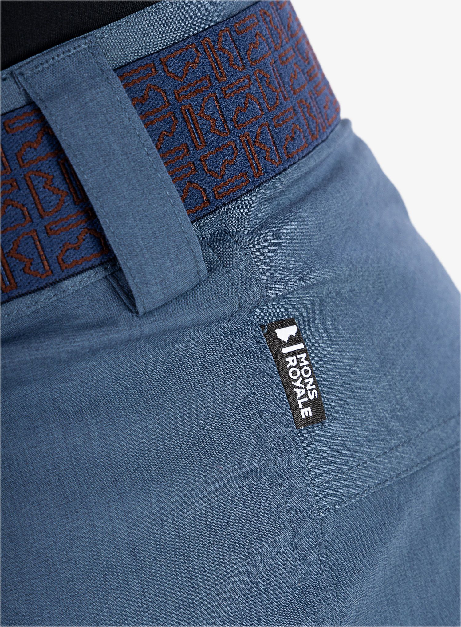 Kolesarske kratke hlače Mons Royale Virage Bike Shorts - dark denim 