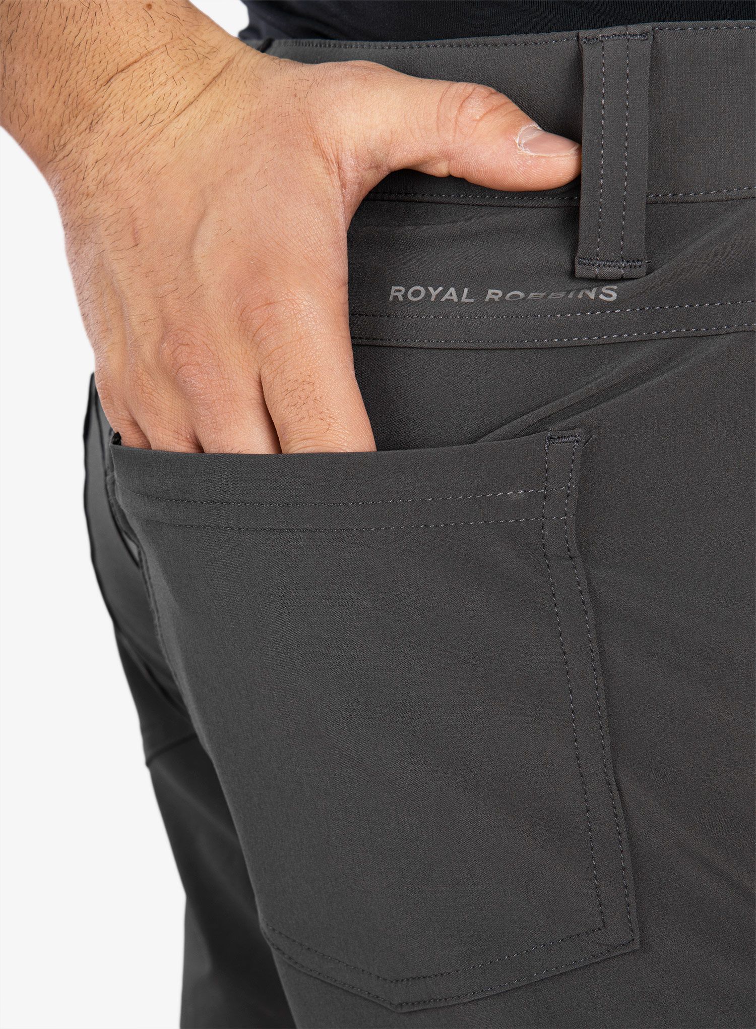 Kratke hlače Royal Robbins Alpine MTN Pro Short - asphalt