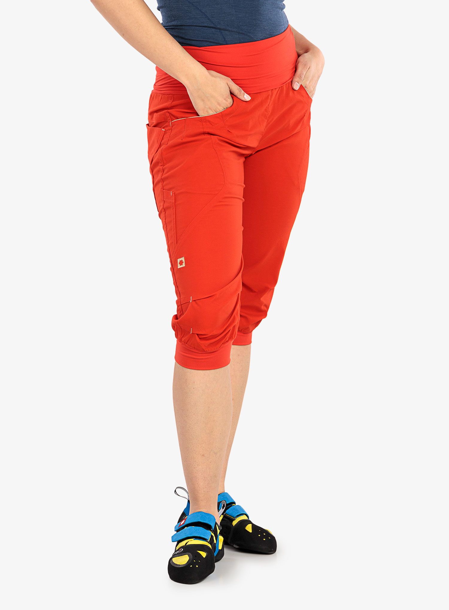 Ženske plezalne kratke hlače Ocun Noya Shorts - orange poinciana