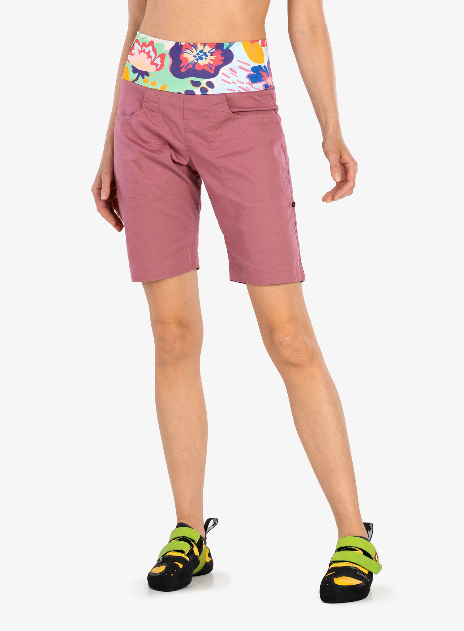 Ženske plezalne kratke hlače Ocun Sansa Shorts - rose mesa
