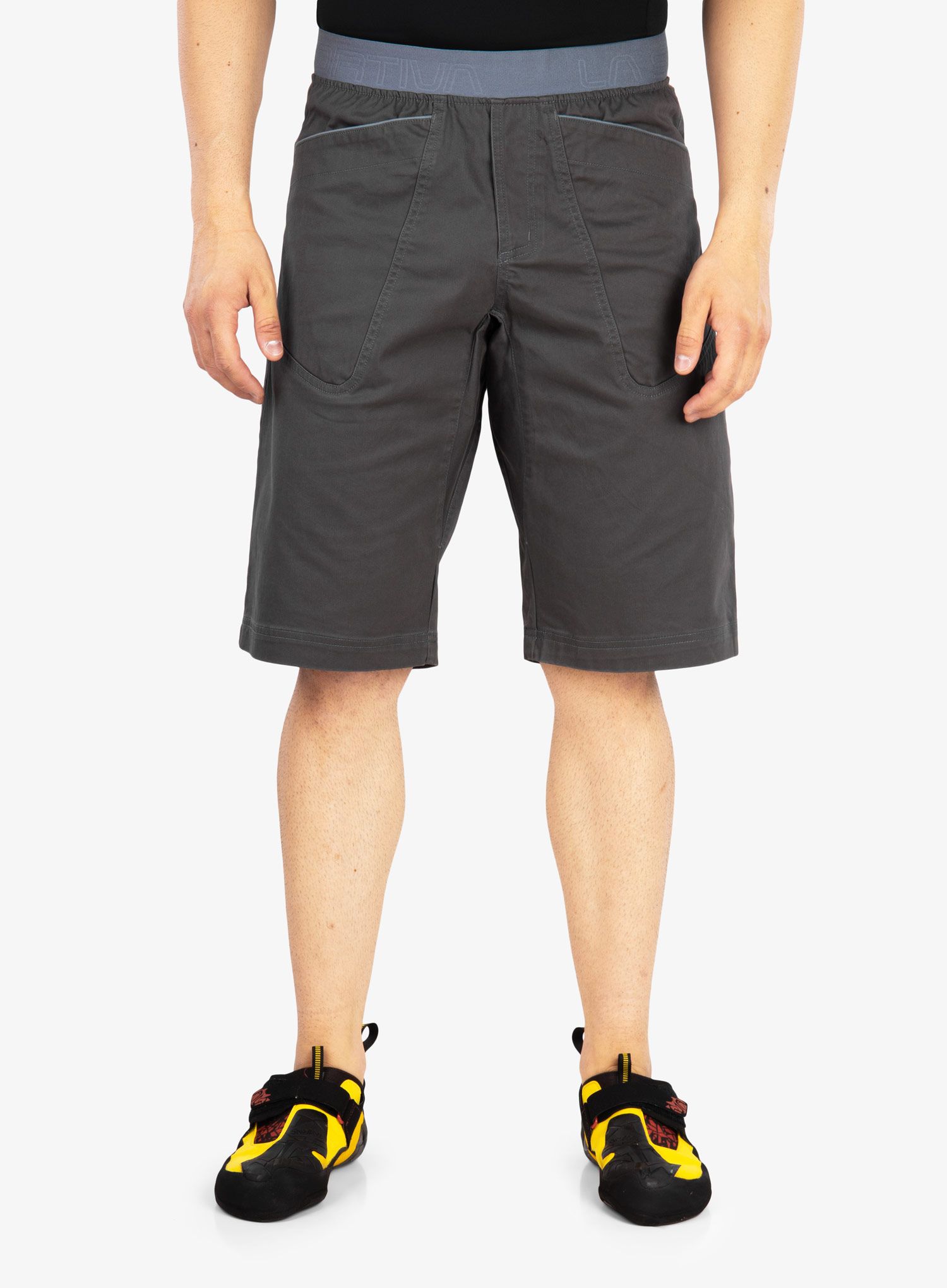 Plezalne kratke hlače La Sportiva Flatanger Short M - carbon/slate