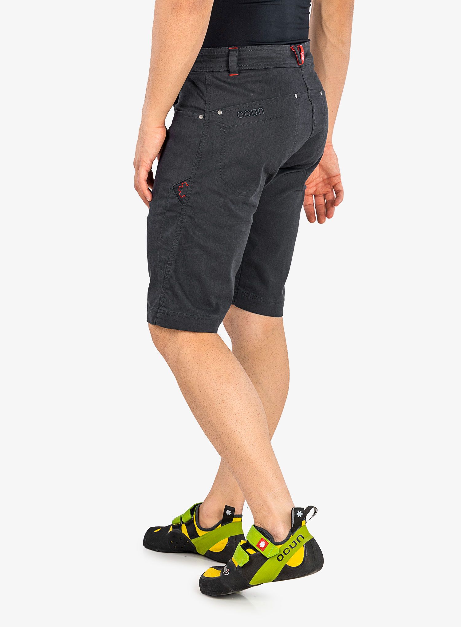 Plezalne kratke hlače Ocun Cronos Shorts - dark grey india ink