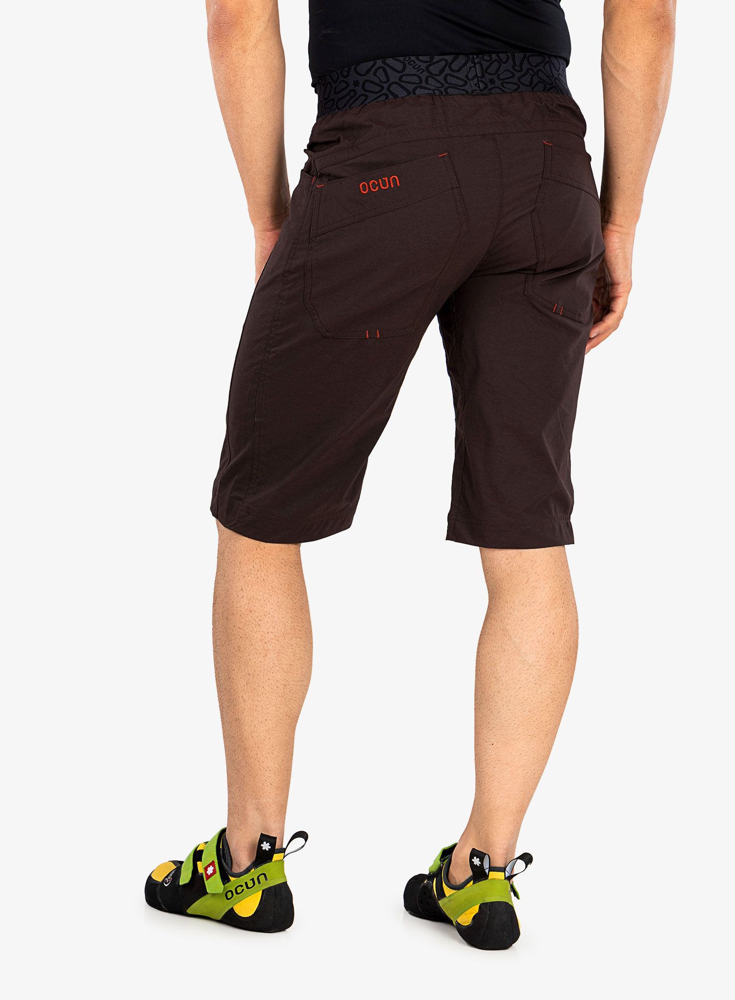 Plezalne kratke hlače Ocun Mania Shorts - brown chocolate torte