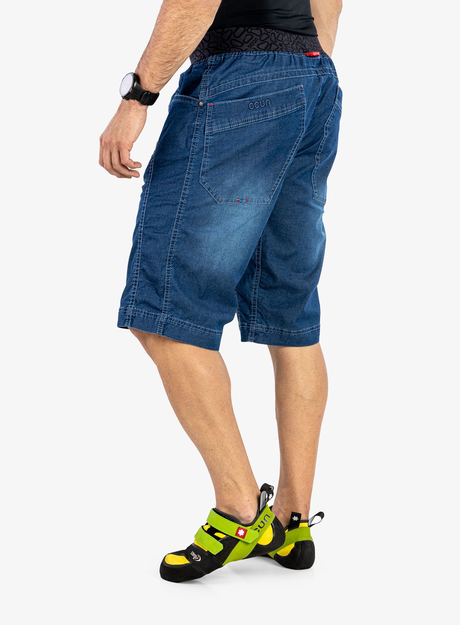 Plezalne kratke hlače Ocun Mania Shorts Jeans - dark blue