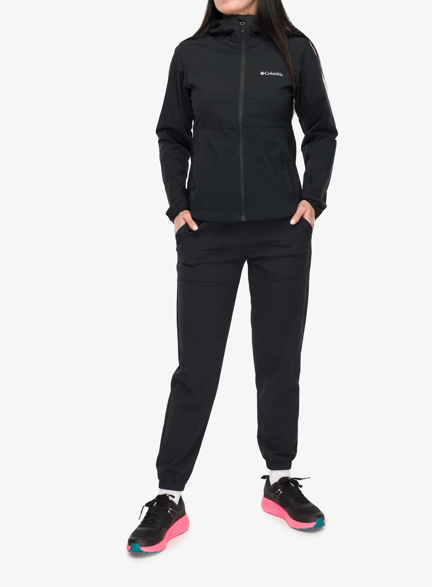 Ženske hlače Columbia Pinetown Canyon Jogger - black
