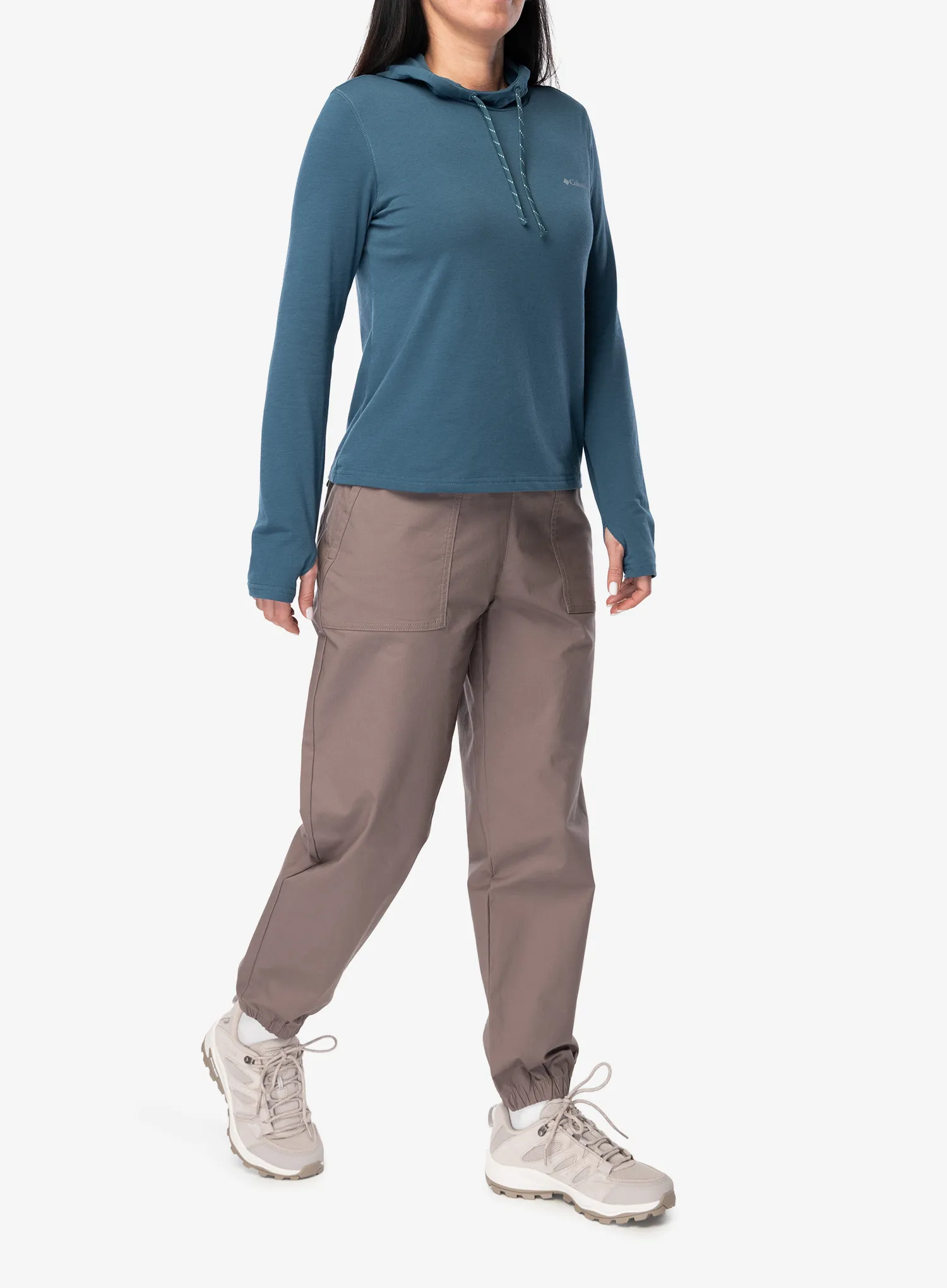 Ženske hlače Columbia ROC Ripstop Jogger - iron