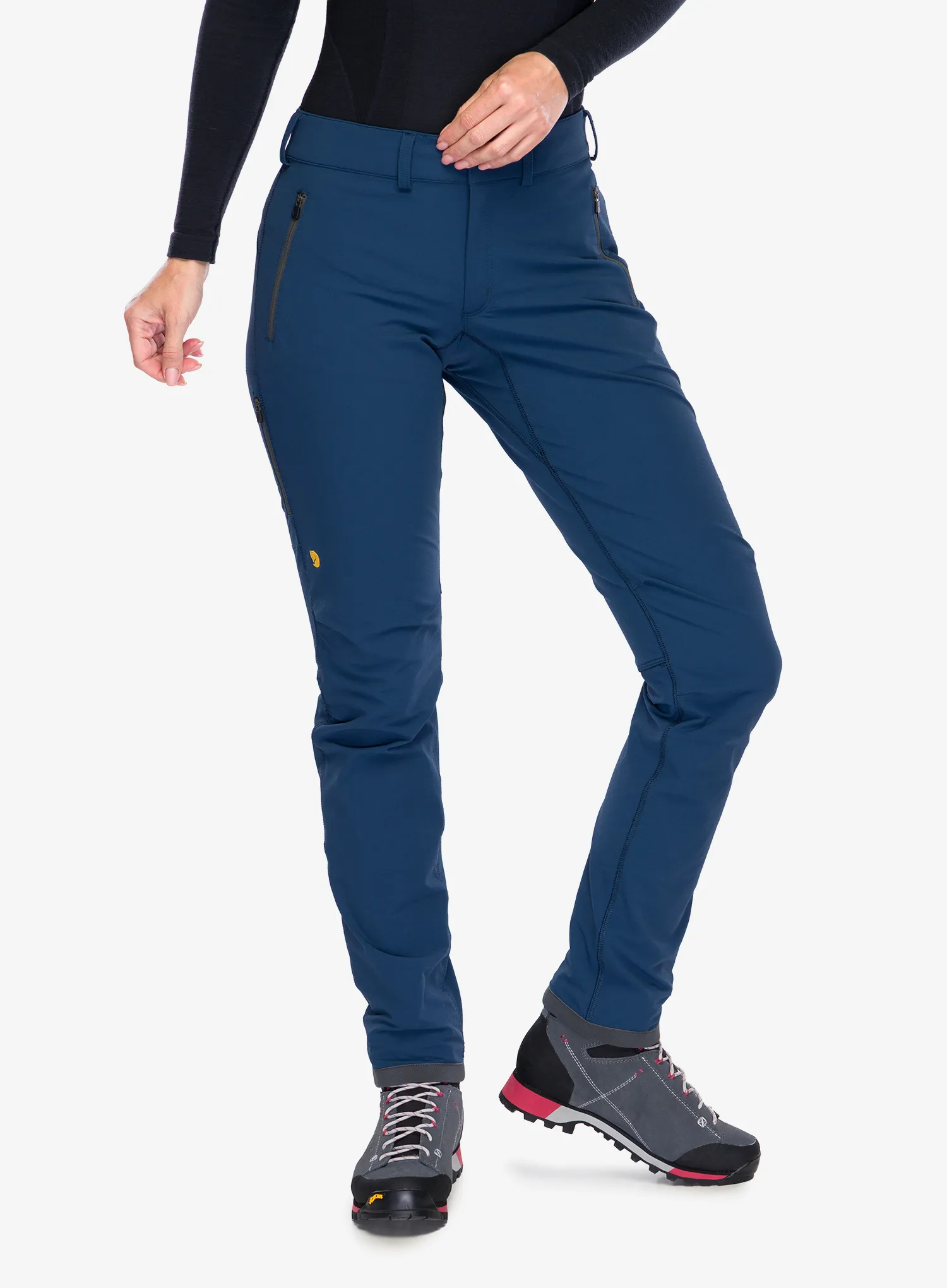 Ženske hlače Fjallraven Bergtagen Stretch Trousers - mountain blue