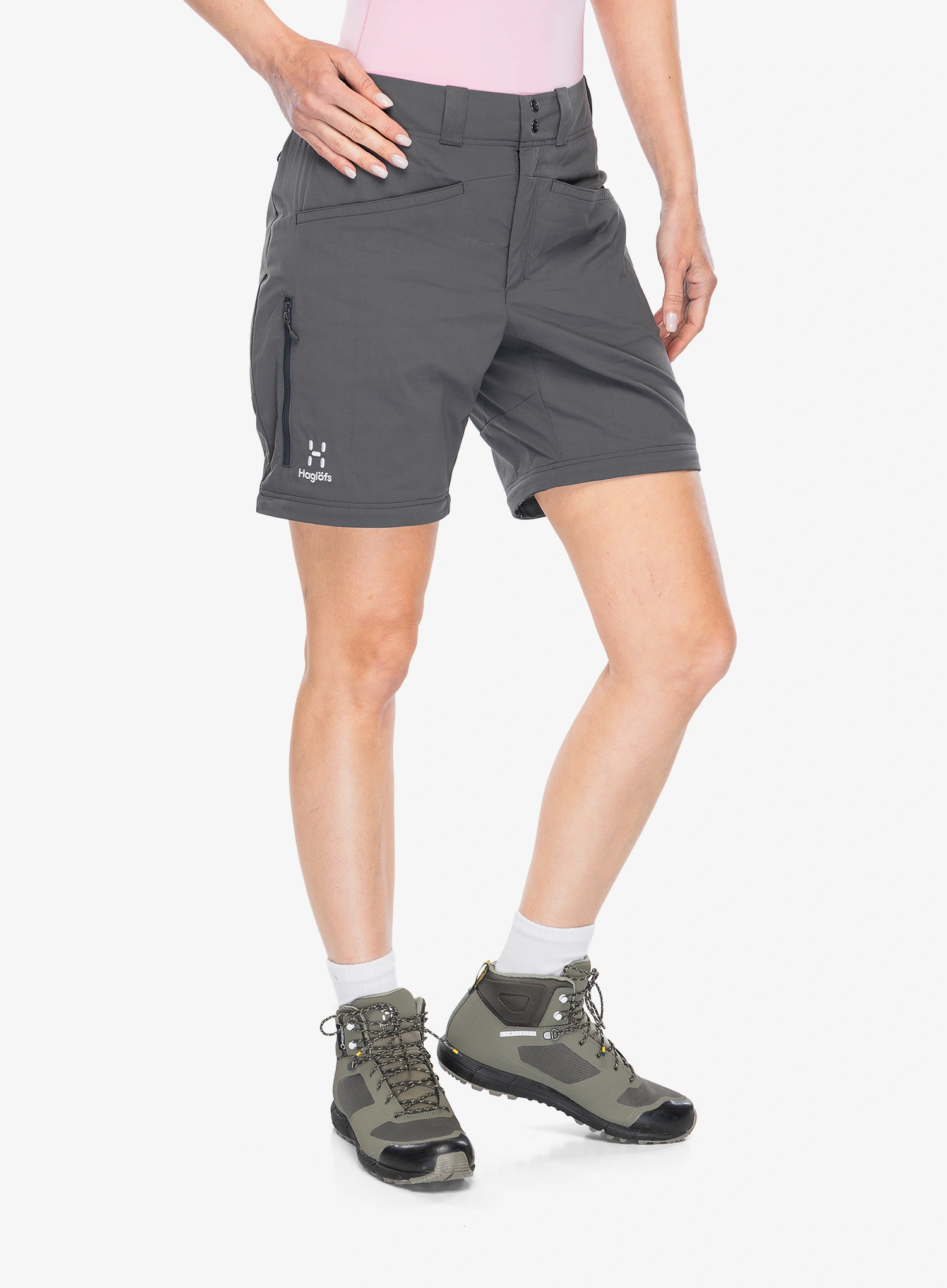 Ženske hlače Haglofs Lite Standard Zip-Off Pant - magnetite
