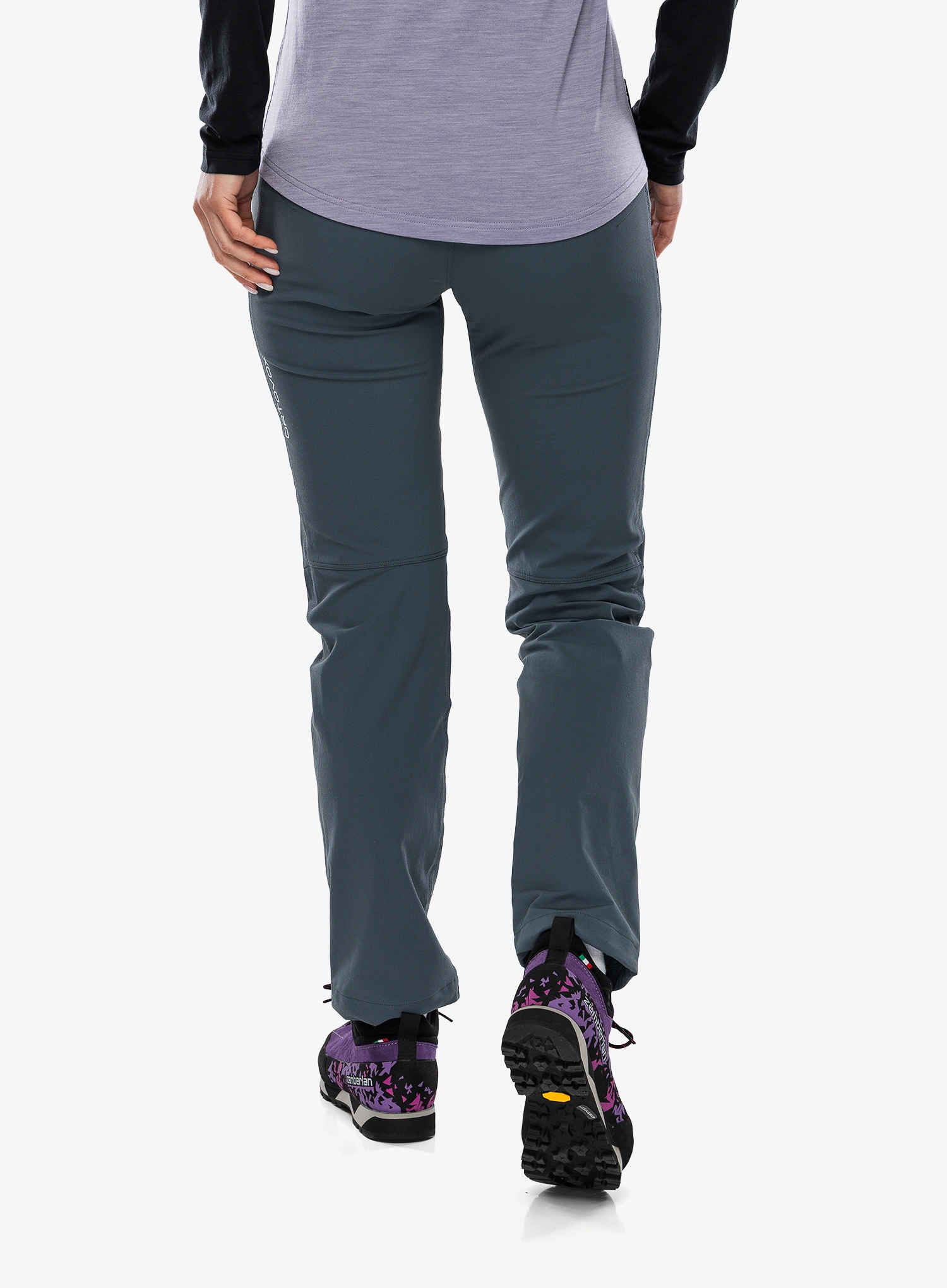 Ženske hlače Ortovox Brenta Pants - dark arctic grey