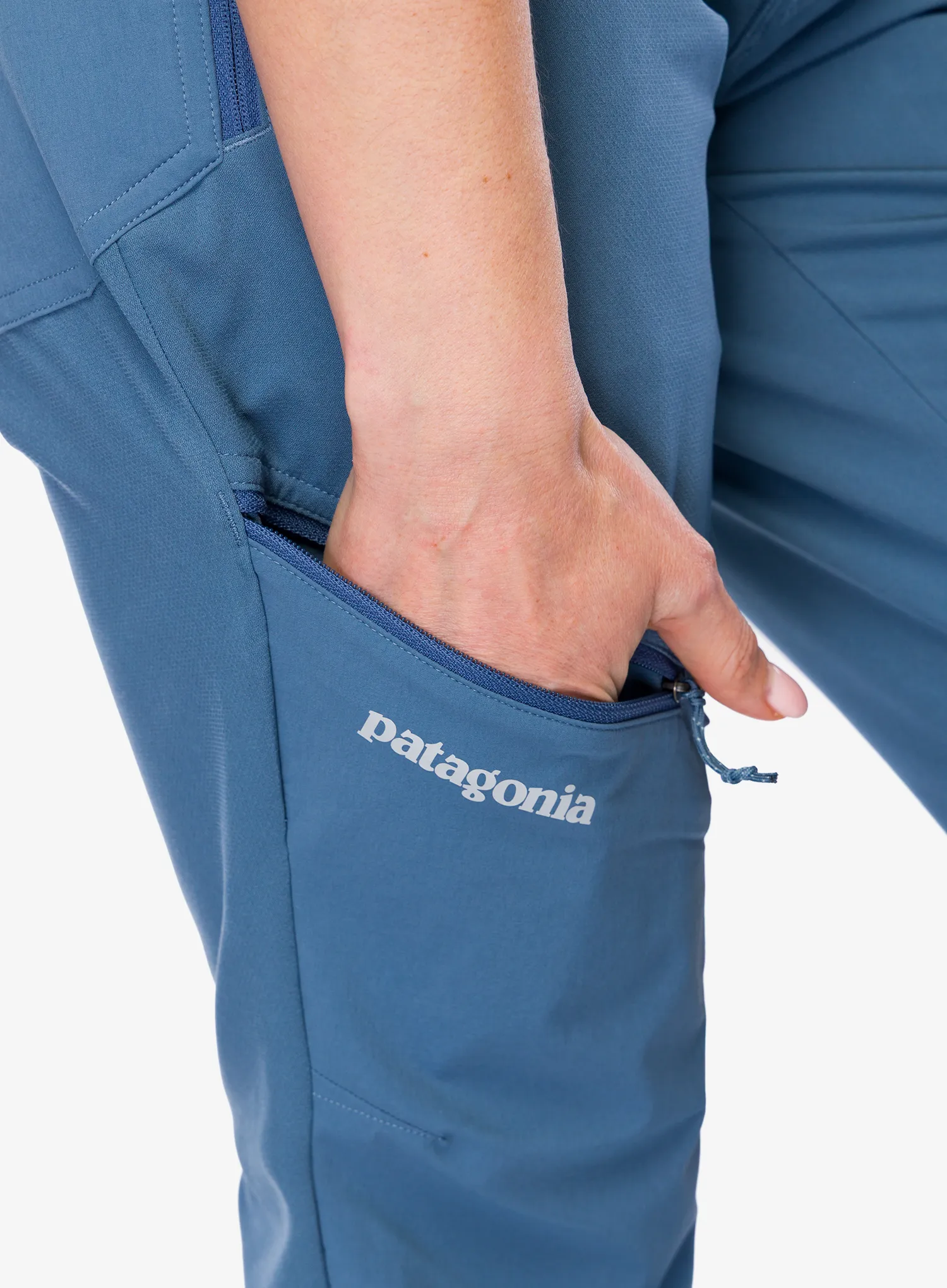 Ženske hlače Patagonia Terravia Alpine Pants - utility blue