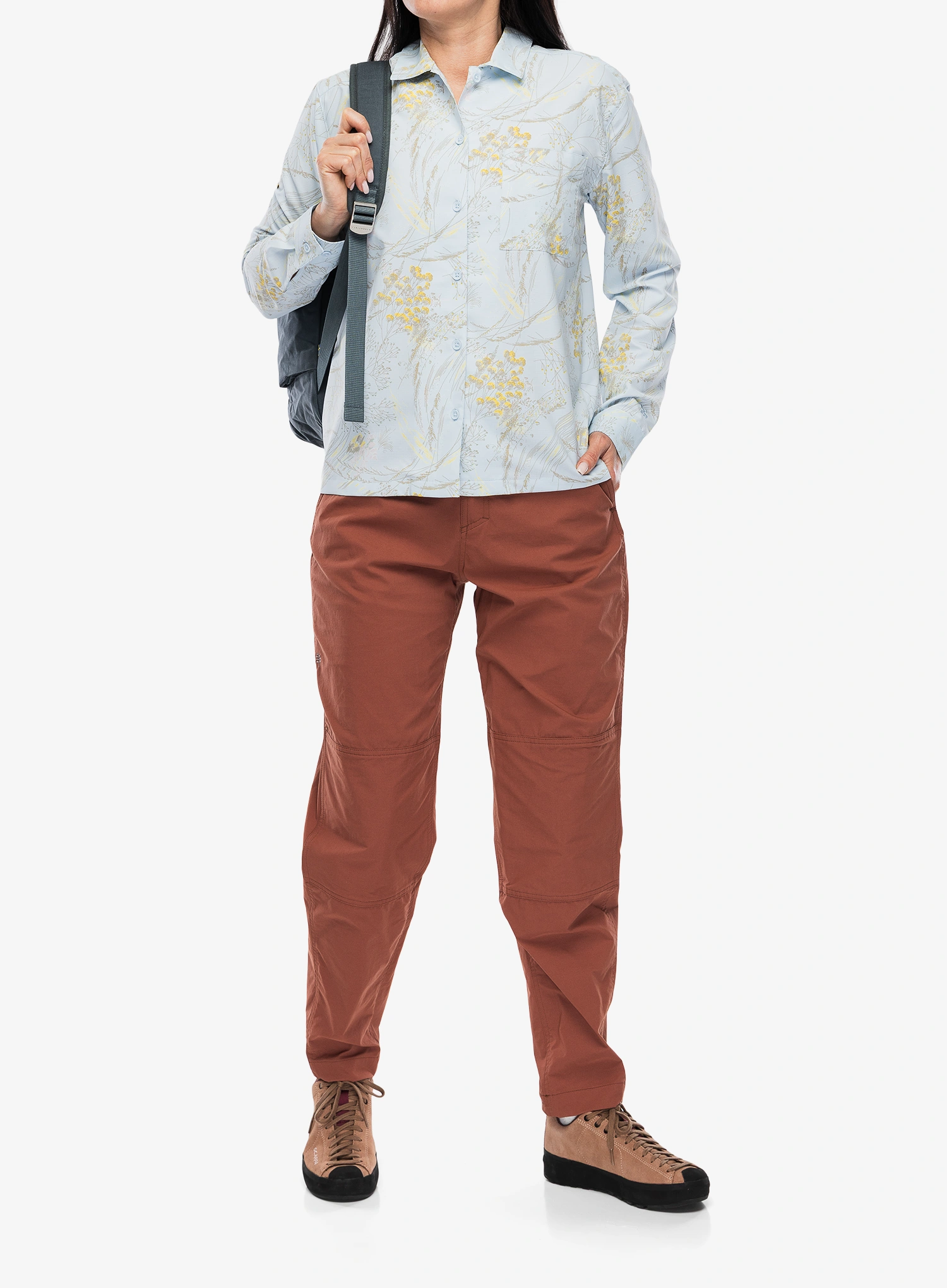 Ženske hlače Royal Robbins Wilder Pant - mahogany