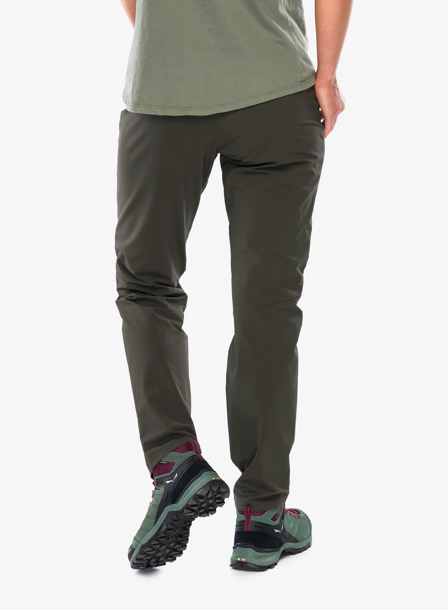 Ženske hlače Salewa Puez DST Cargo Pants - dark olive