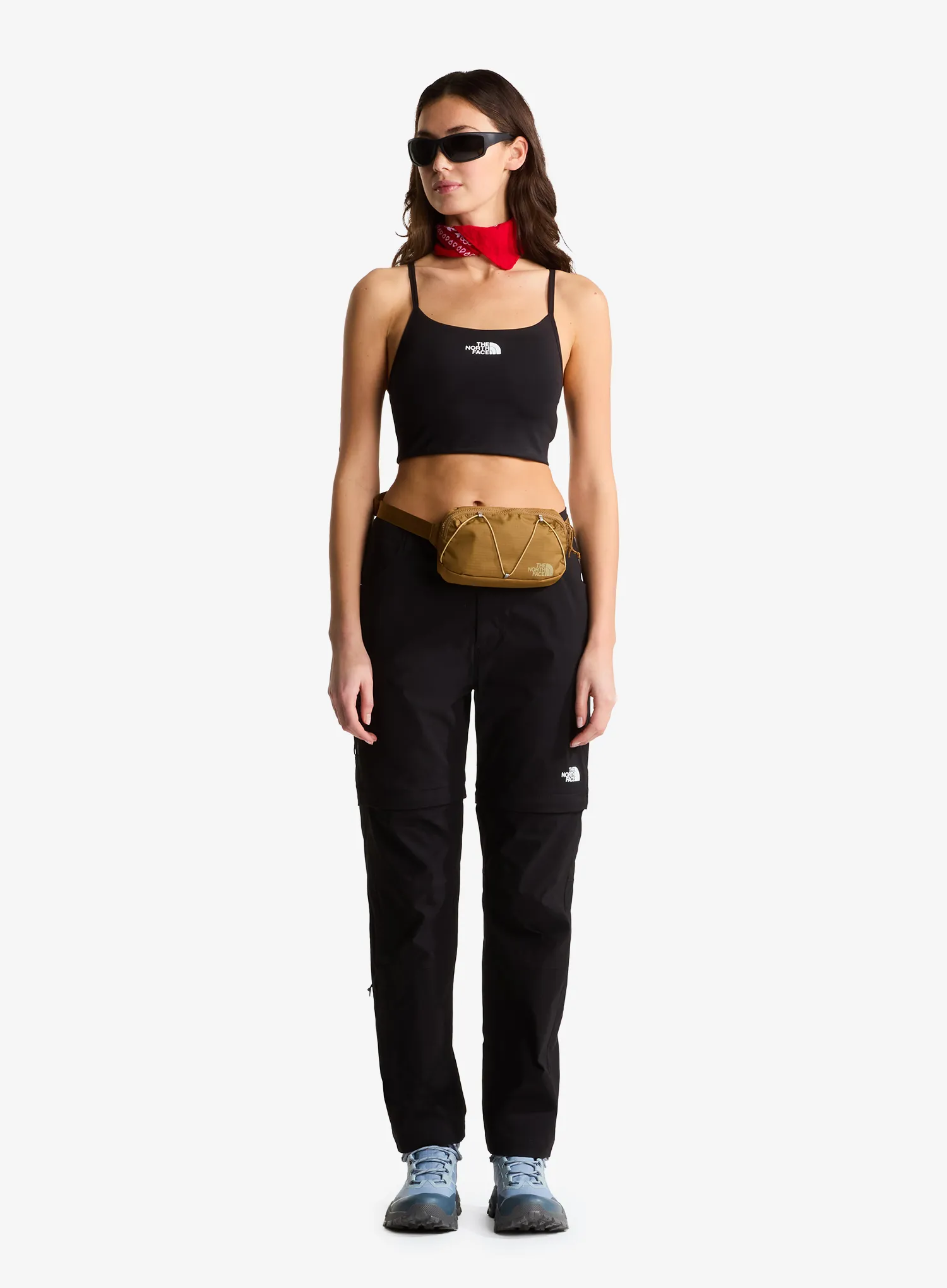 Ženske hlače The North Face Exploration Reg Straight Convertible Pant - tnf black