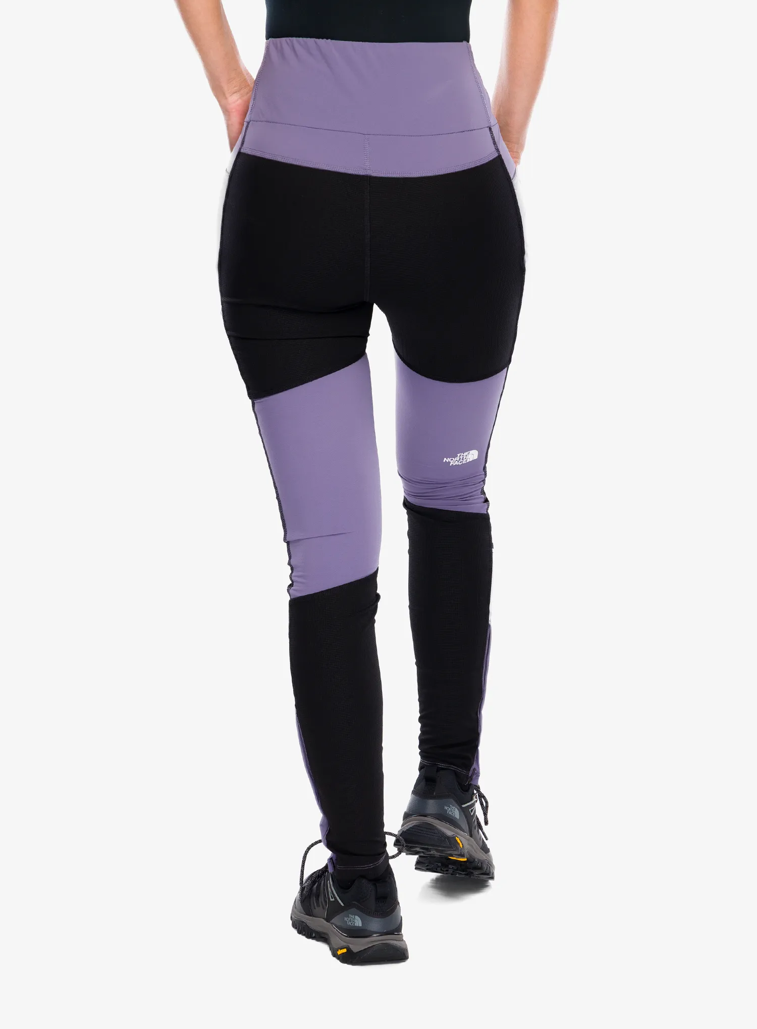 Ženske hlače The North Face Felik Alpine Tight - lunar slate/black