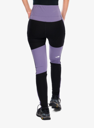 Ženske hlače The North Face Felik Alpine Tight - lunar slate/black