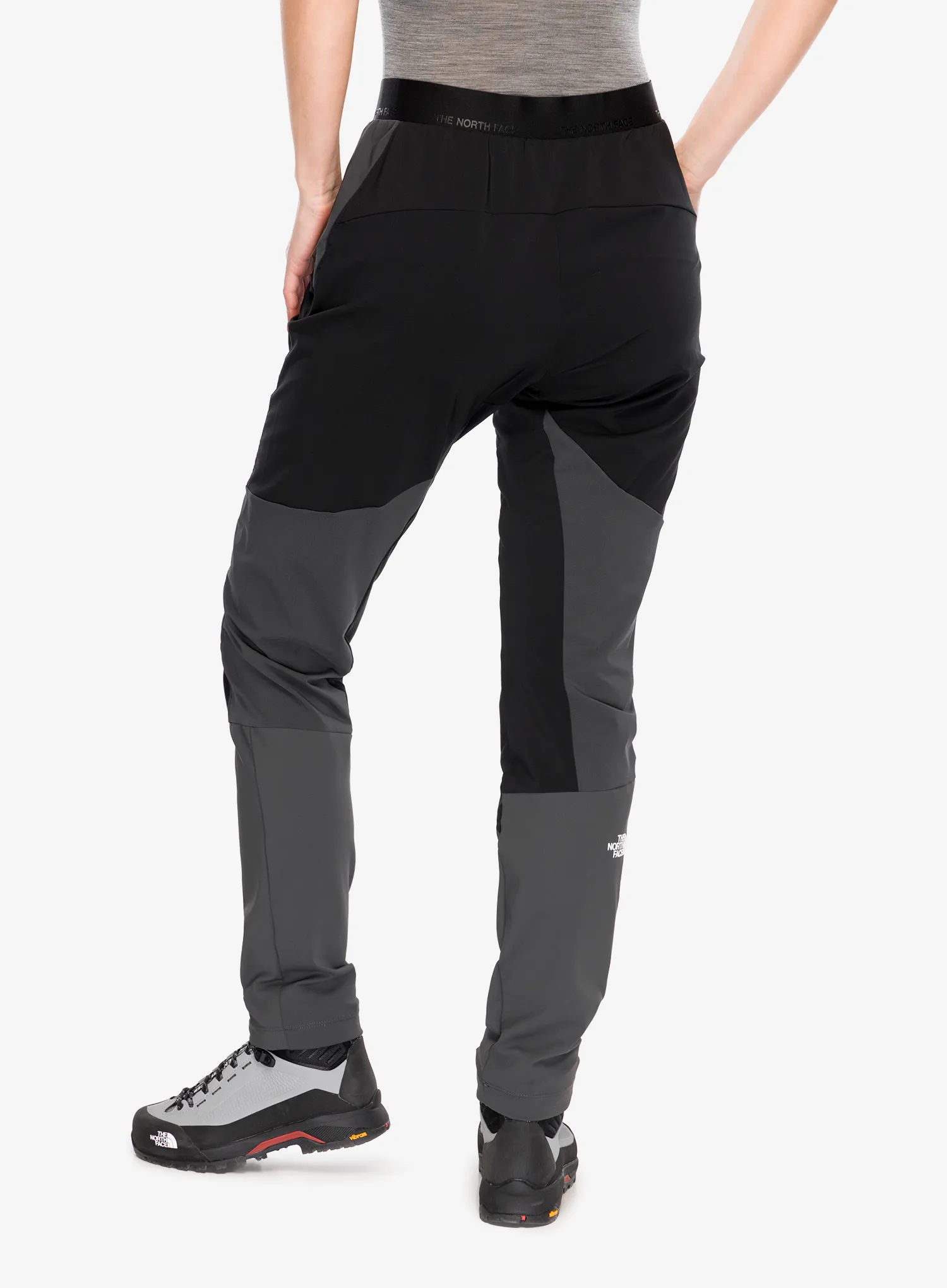 Ženske hlače The North Face Felik Slim Tapered Pant - tnf black/asphalt grey
