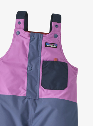 Detské hlače Patagonia Baby Snow Pile Bibs - brisk purple