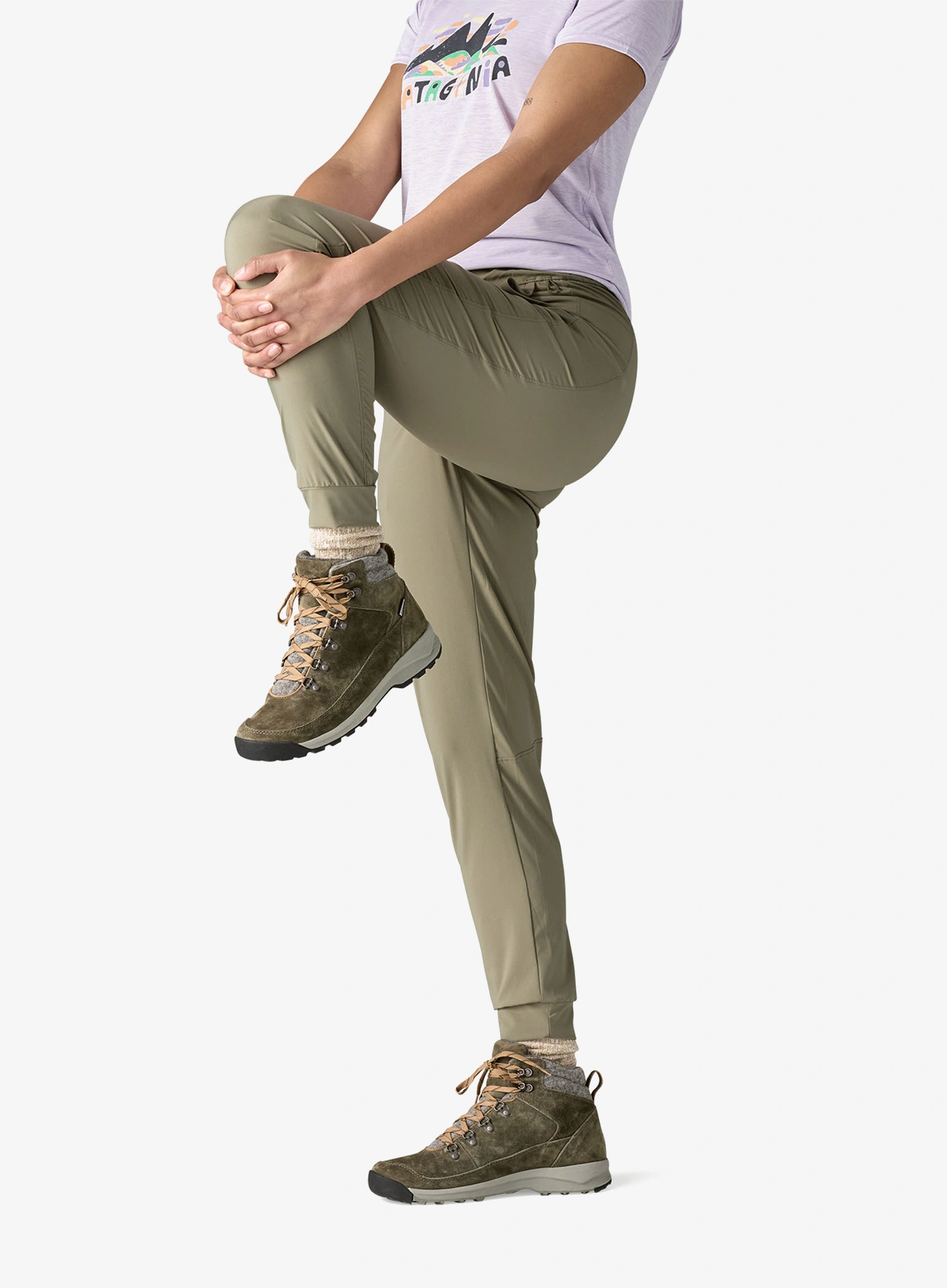 Ženske tekaške hlače Patagonia Terrebonne Joggers - river rock green