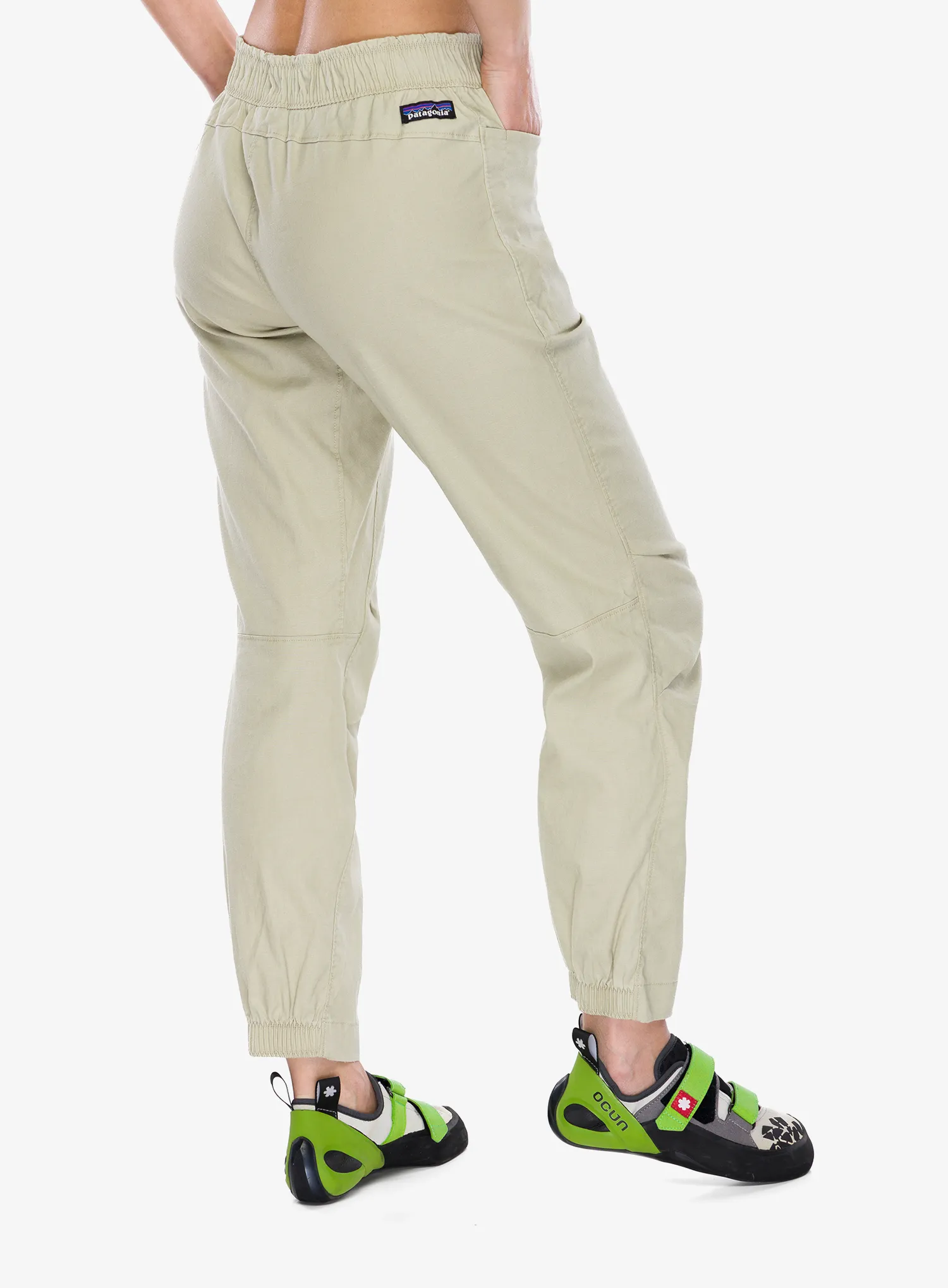 Ženske plezalne hlače Patagonia Hampi Rock Pants - weathered stone