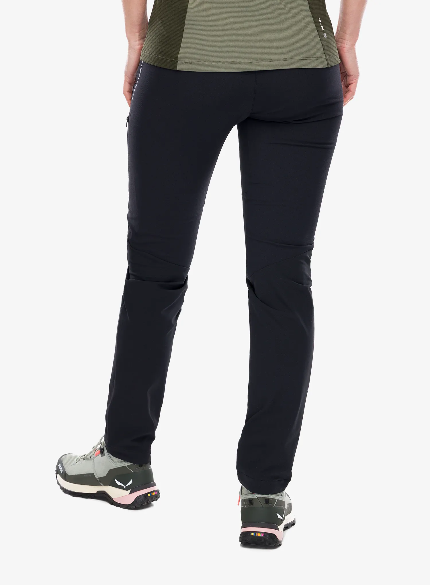 Ženske plezalne hlače Salewa Agner Dst Pant - black out