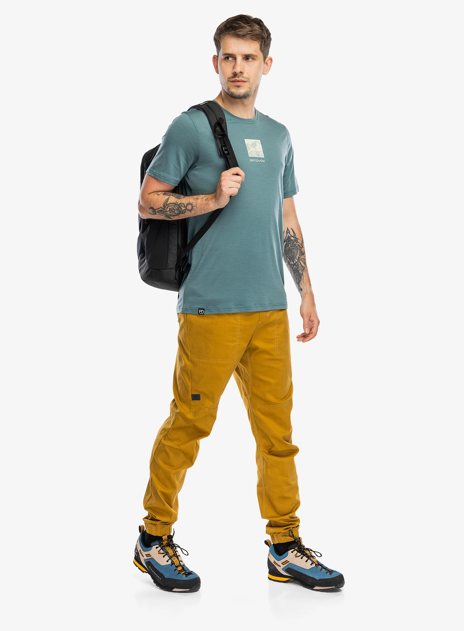 Hlače za plezanje Ortovox Affinity Pants - wild cumin