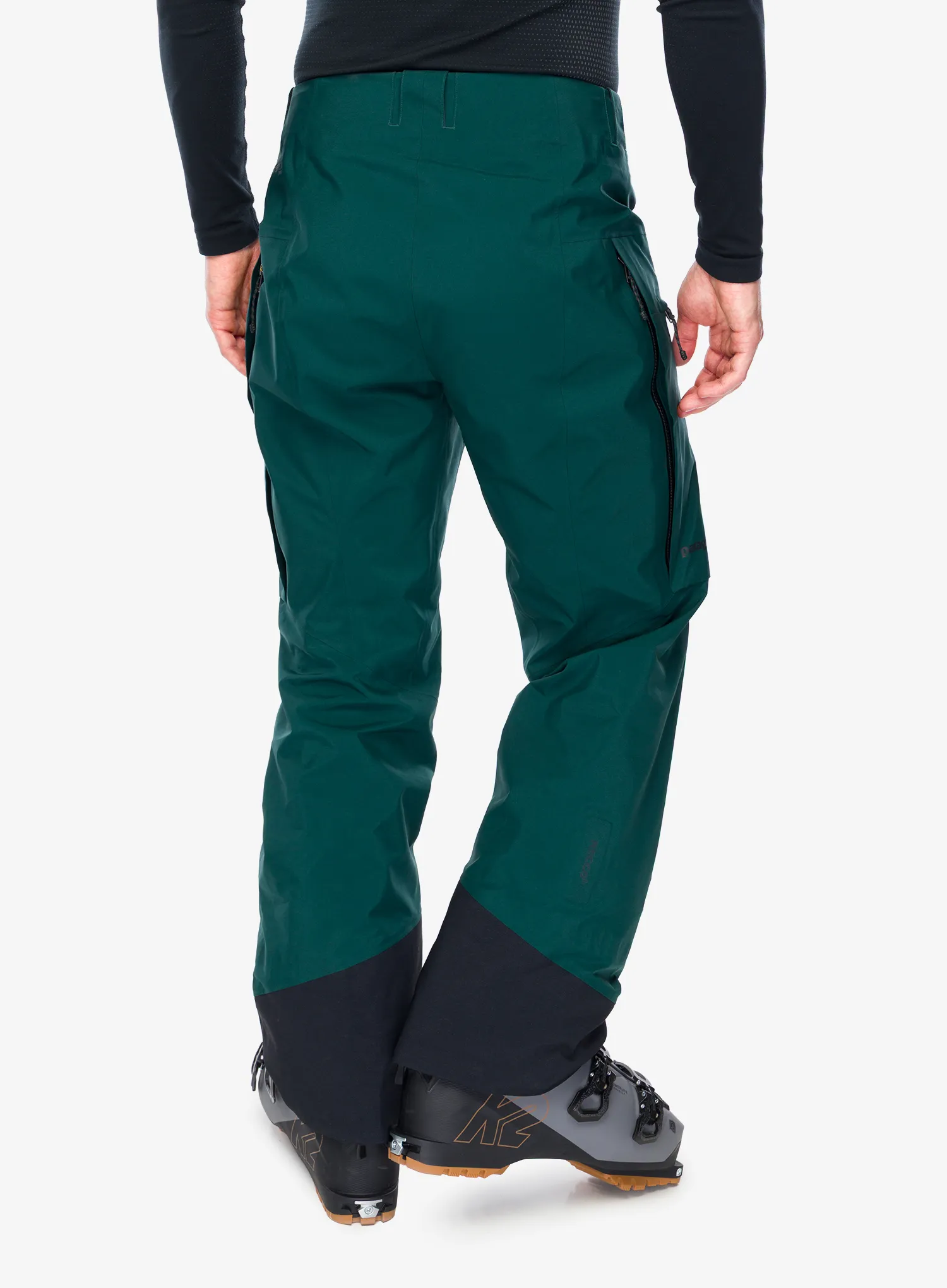 GORE TEX hlače Patagonia PowSlayer Pants - cascade green