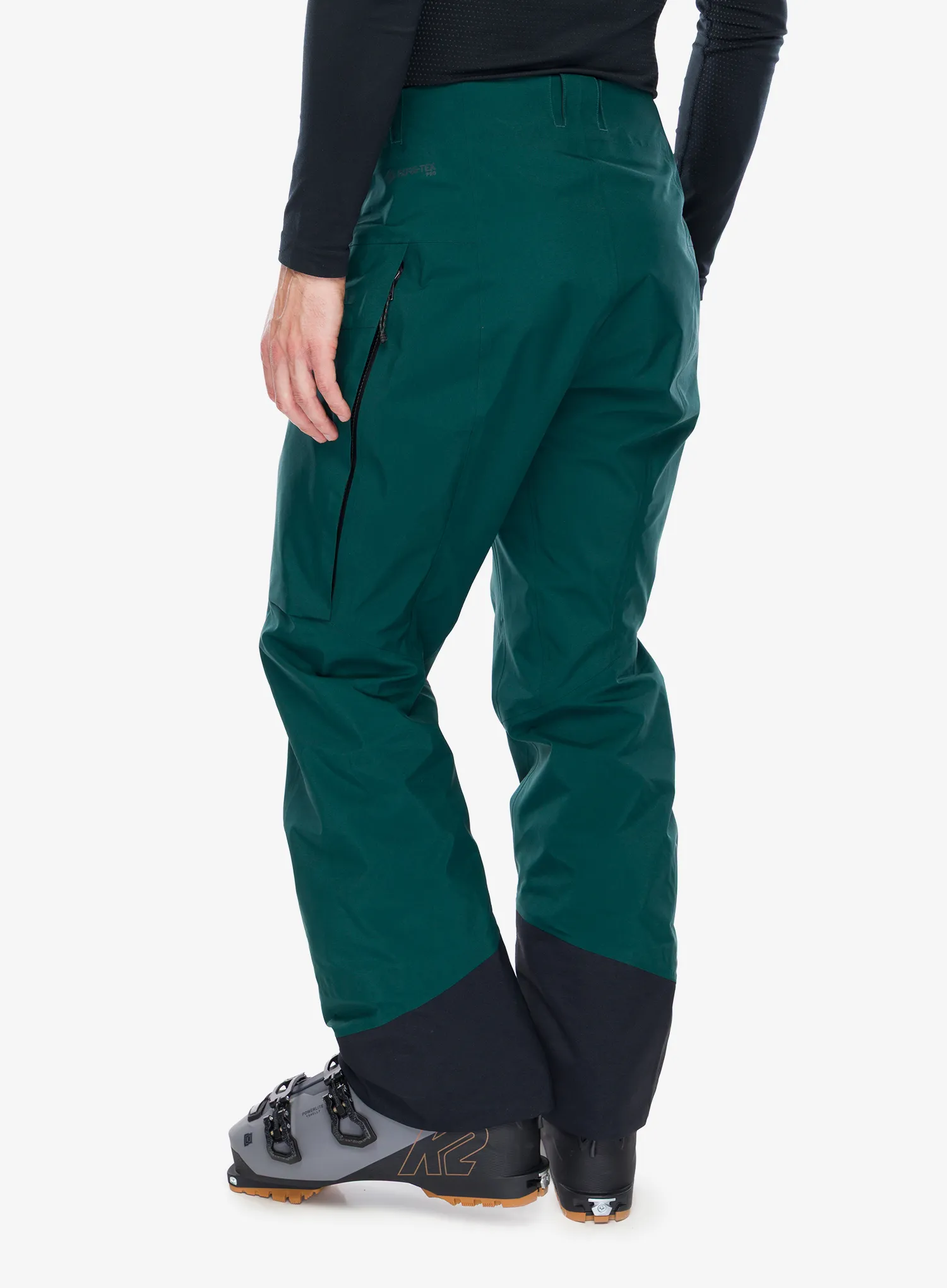 GORE TEX hlače Patagonia PowSlayer Pants - cascade green