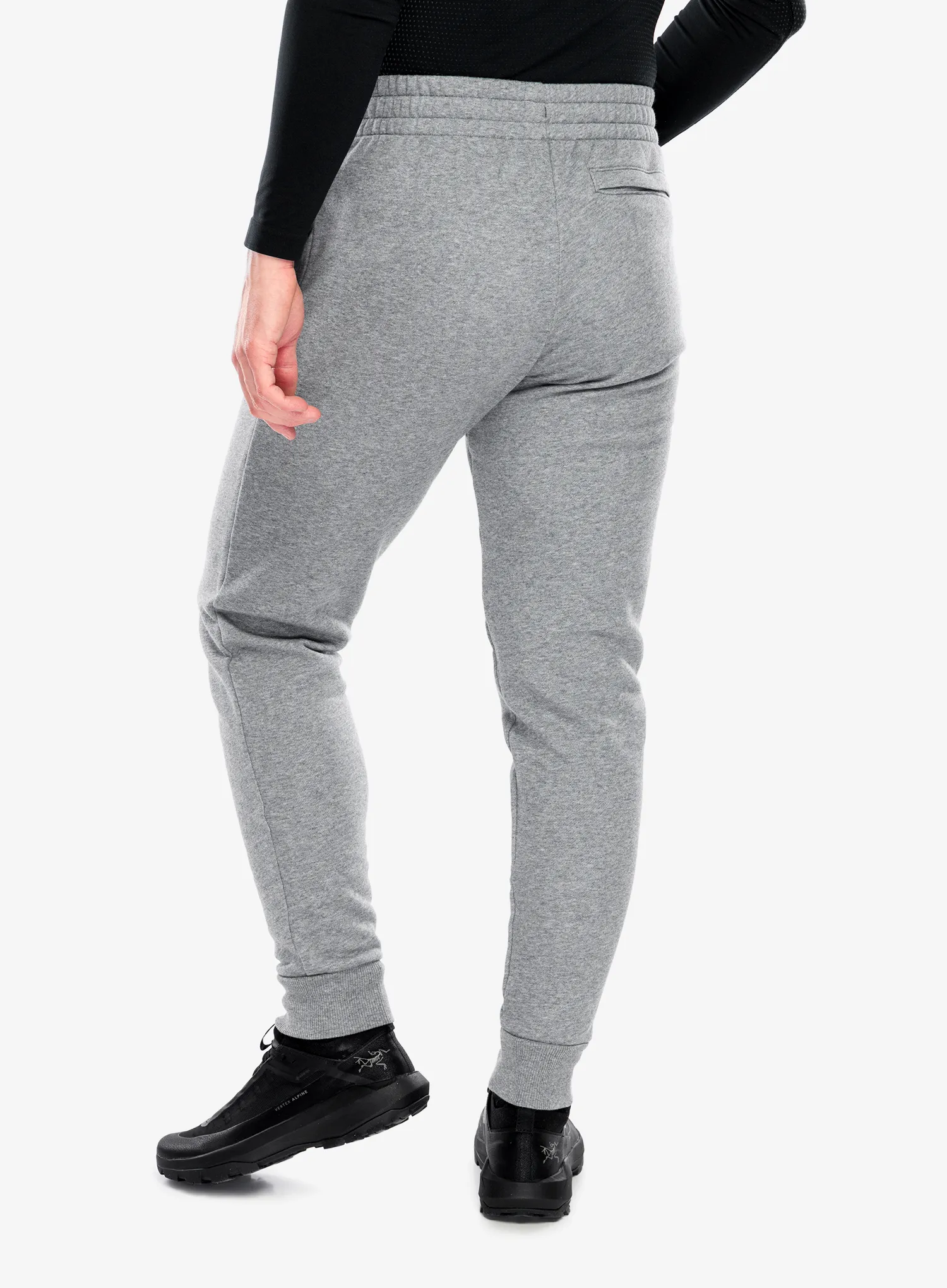Moške hlače Under Armour Rival Fleece Joggers - castlerock light heather/white