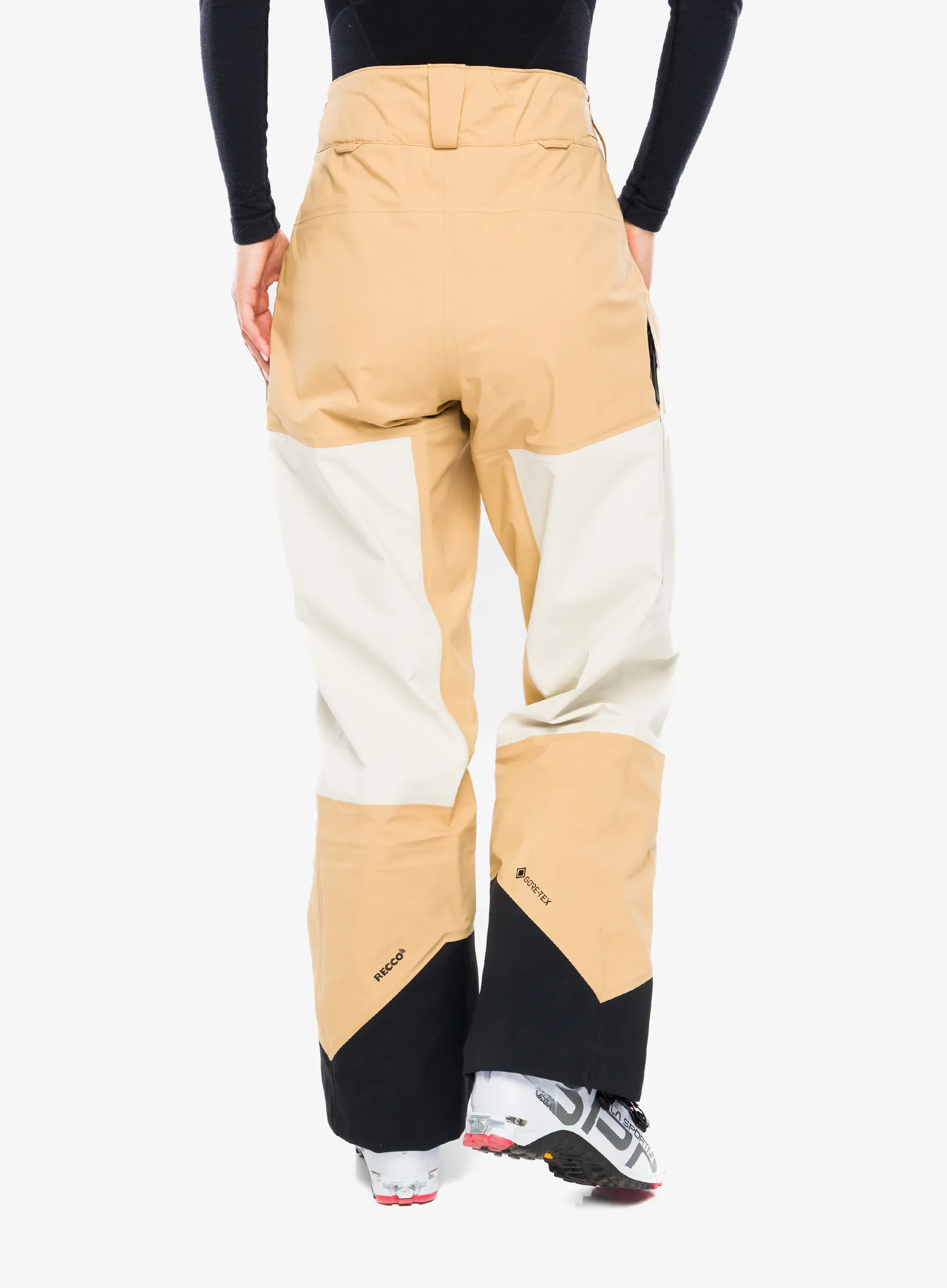 Ženske smučarske hlače Peak Performance Gravity GORE-TEX 3L Pants - sierra sand/sand fog