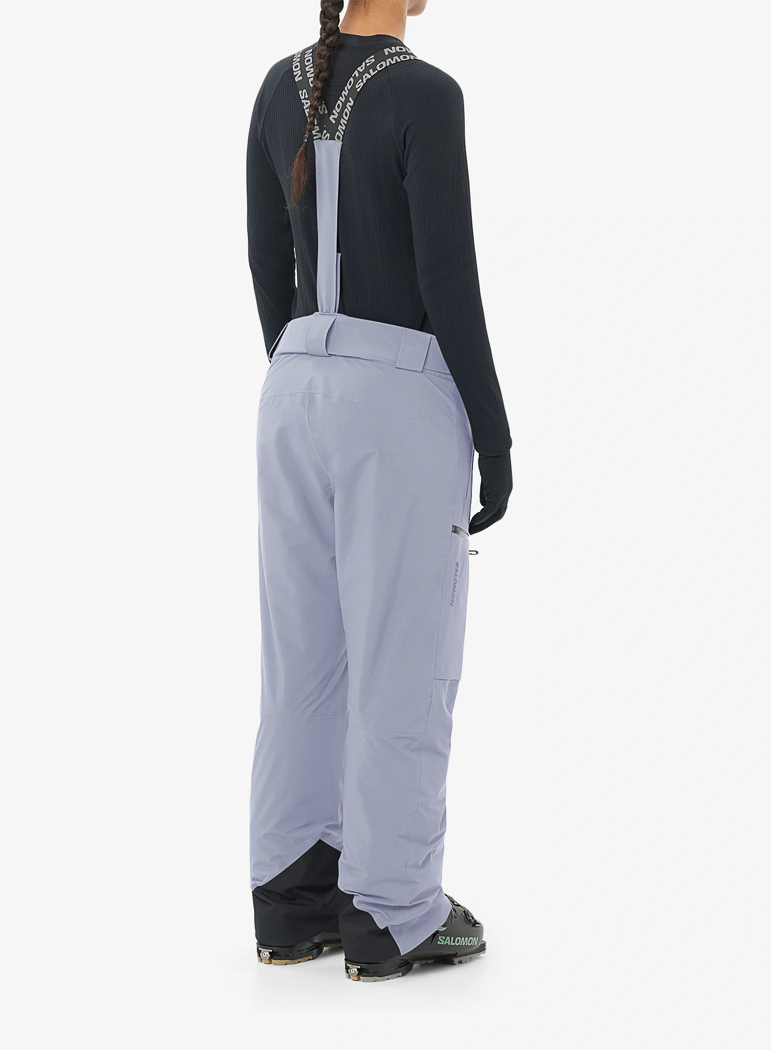 Ženske smučarske hlače Salomon Brilliant Pant - blue granite