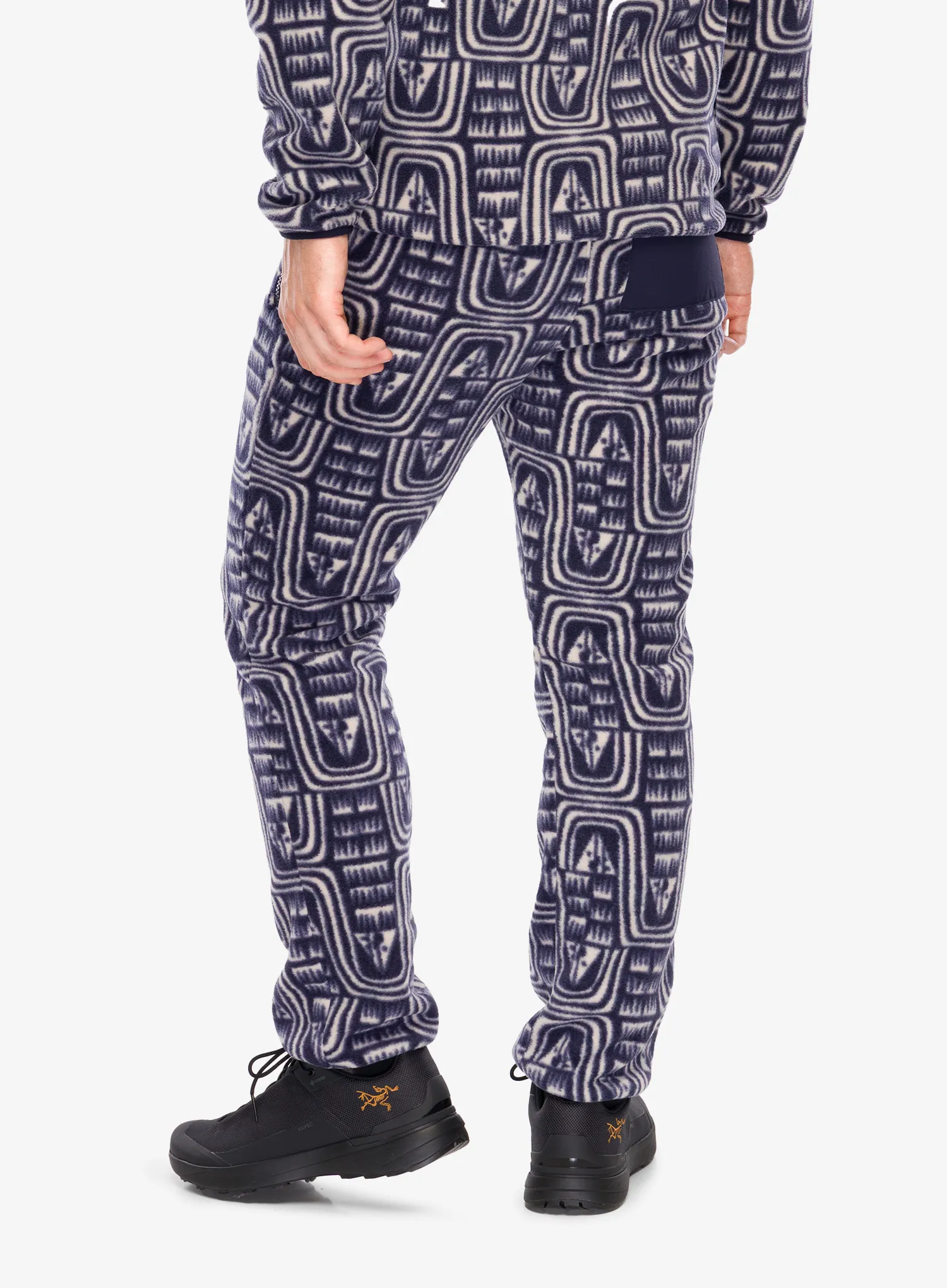Hlače Patagonia Synch Pants - flow/sunken blue