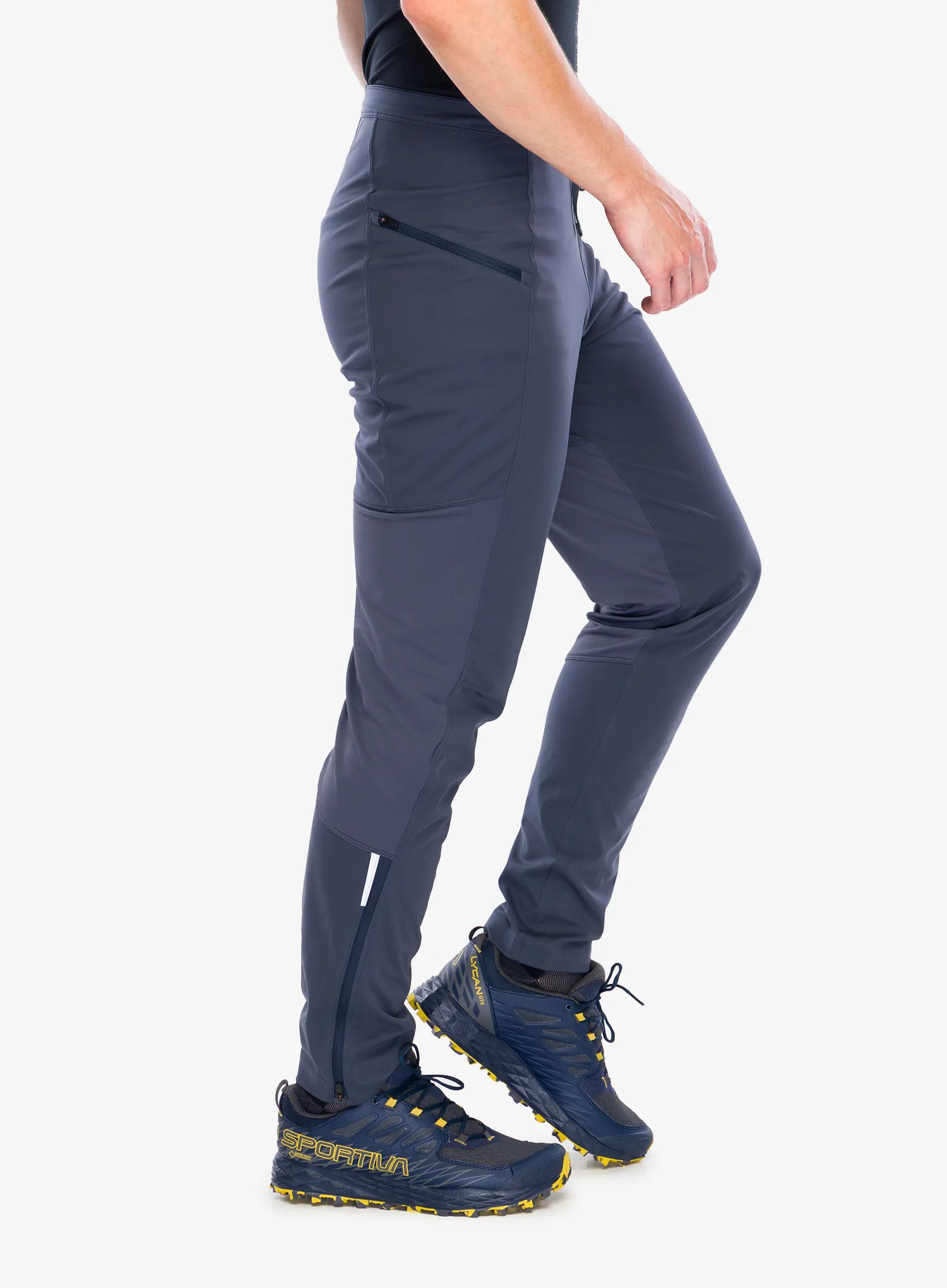 Hlače Patagonia Wind Shield Pants - smolder blue