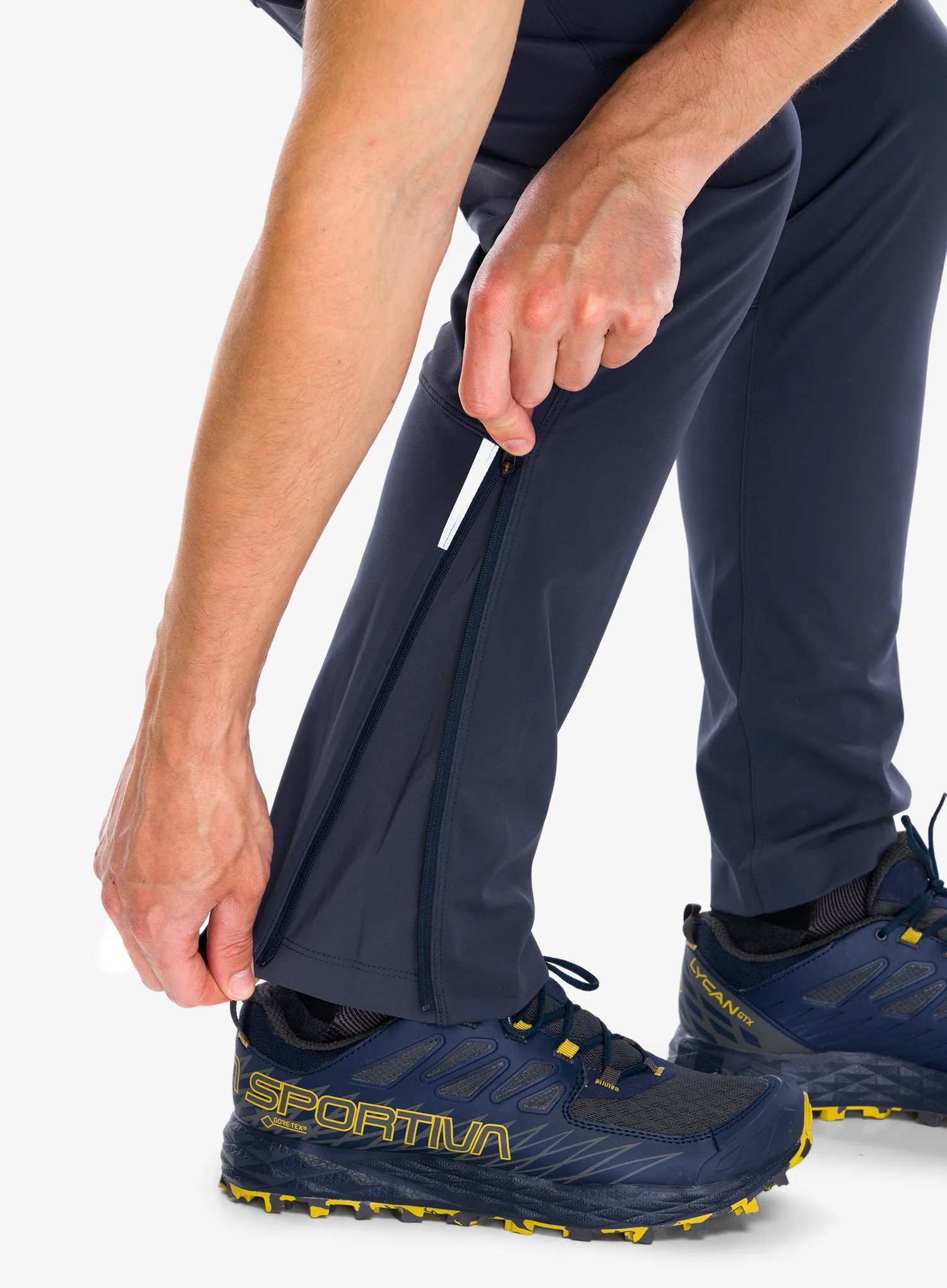 Hlače Patagonia Wind Shield Pants - smolder blue