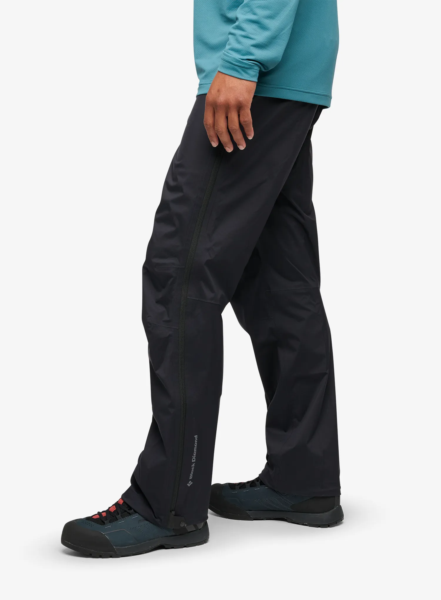 Nepremočljive hlače Black Diamond Fineline Stretch FZ Pants - black