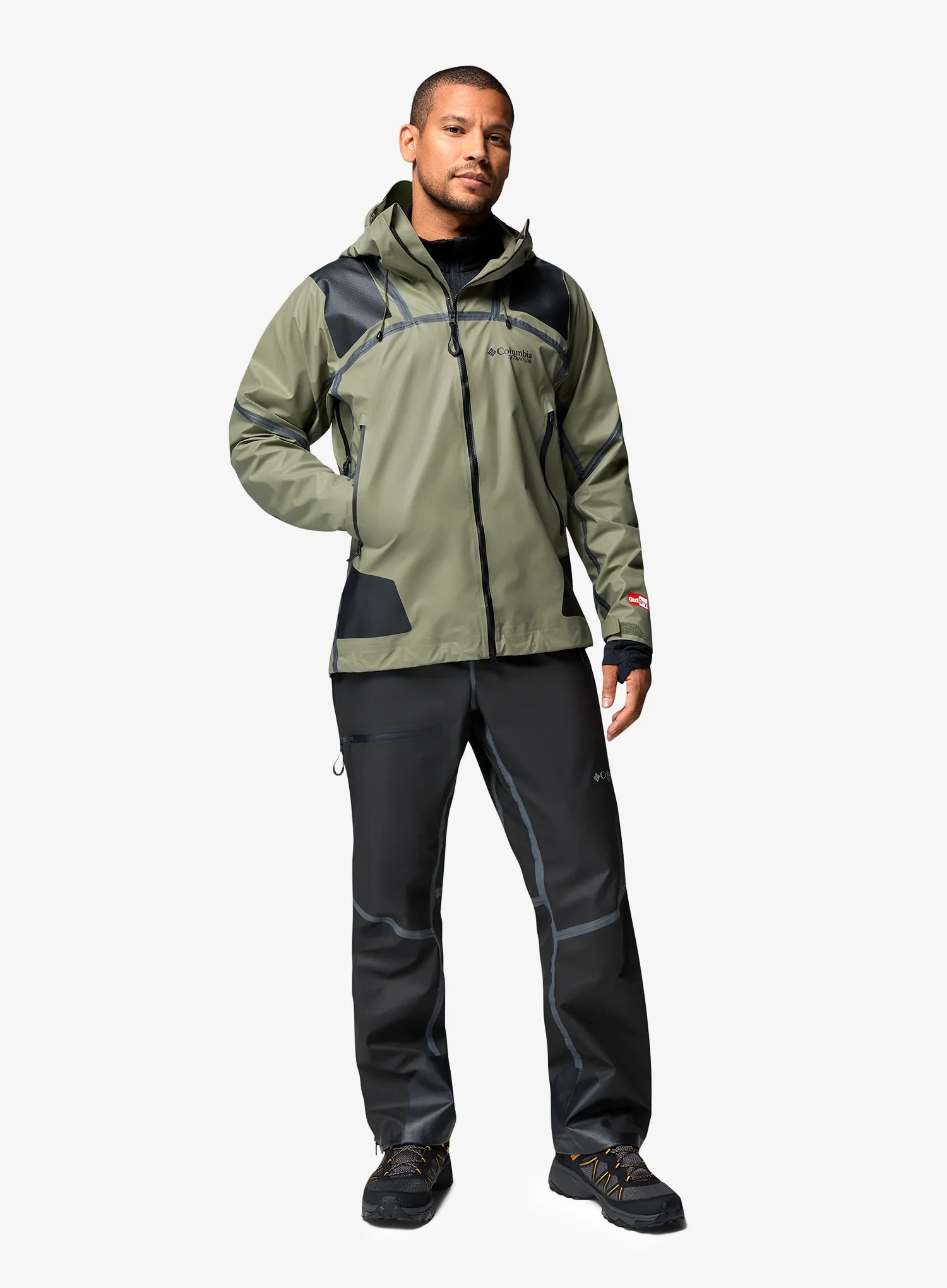 Nepremočljive hlače Columbia Whistler Peak Pant - black