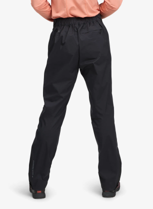 Ženske nepremočljive hlače Black Diamond Fineline Stretch FZ Pants - black/black