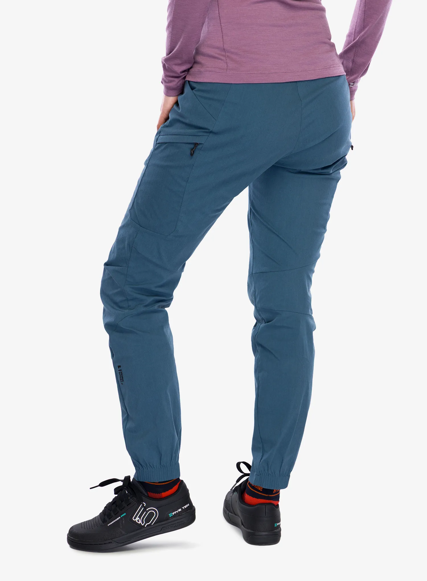Ženske kolesarske hlače Mons Royale Diversion Merino Trail Pants - abyss/abyss