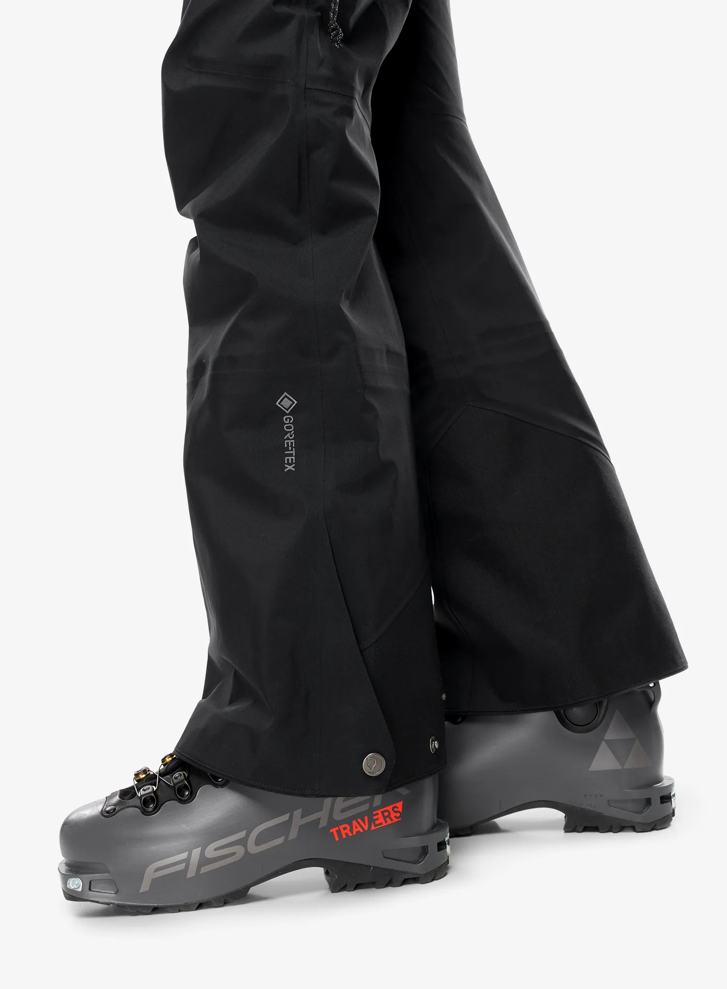 Ženske nepremočljive hlače Fjallraven Bergtagen GTX Touring Trs - black/black