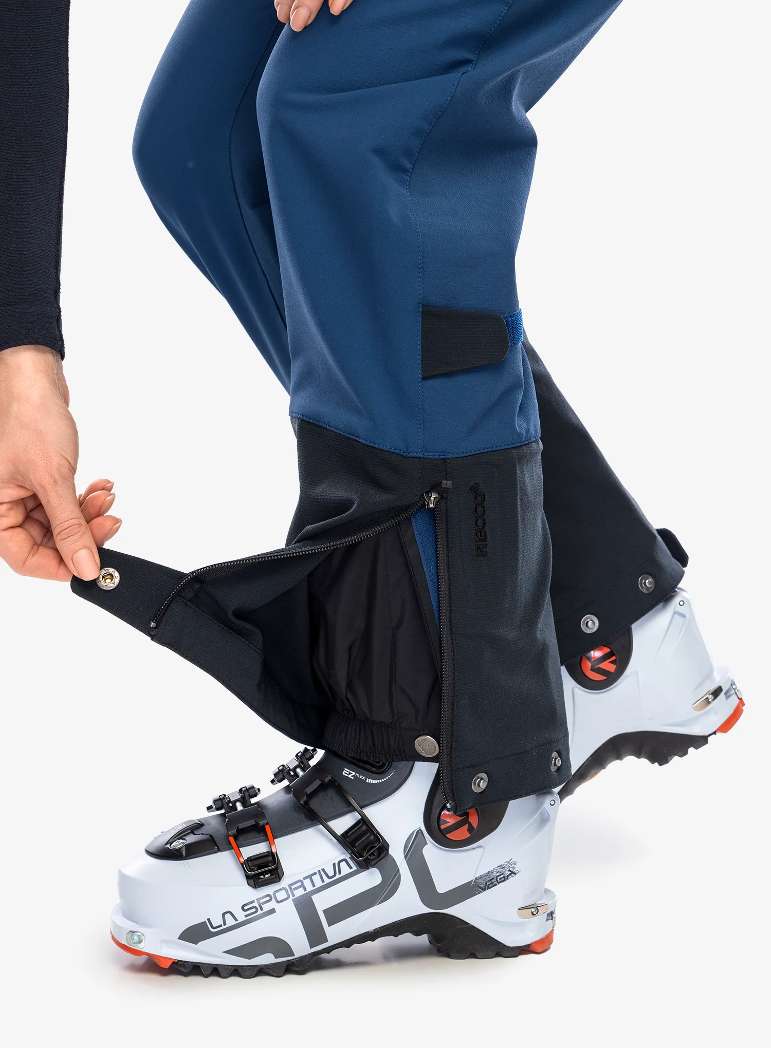 Ženske hlače Fjallraven Bergtagen Touring Trousers - mountain blue