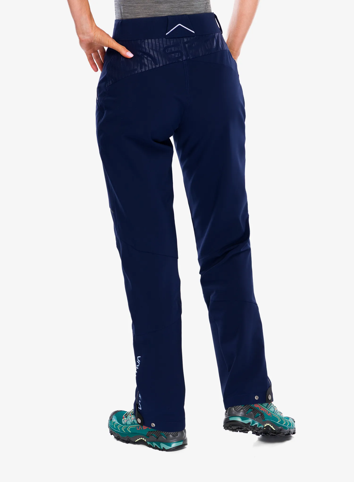 Ženske softshell hlače La Sportiva Orizon Pant - deep sea/stone blue